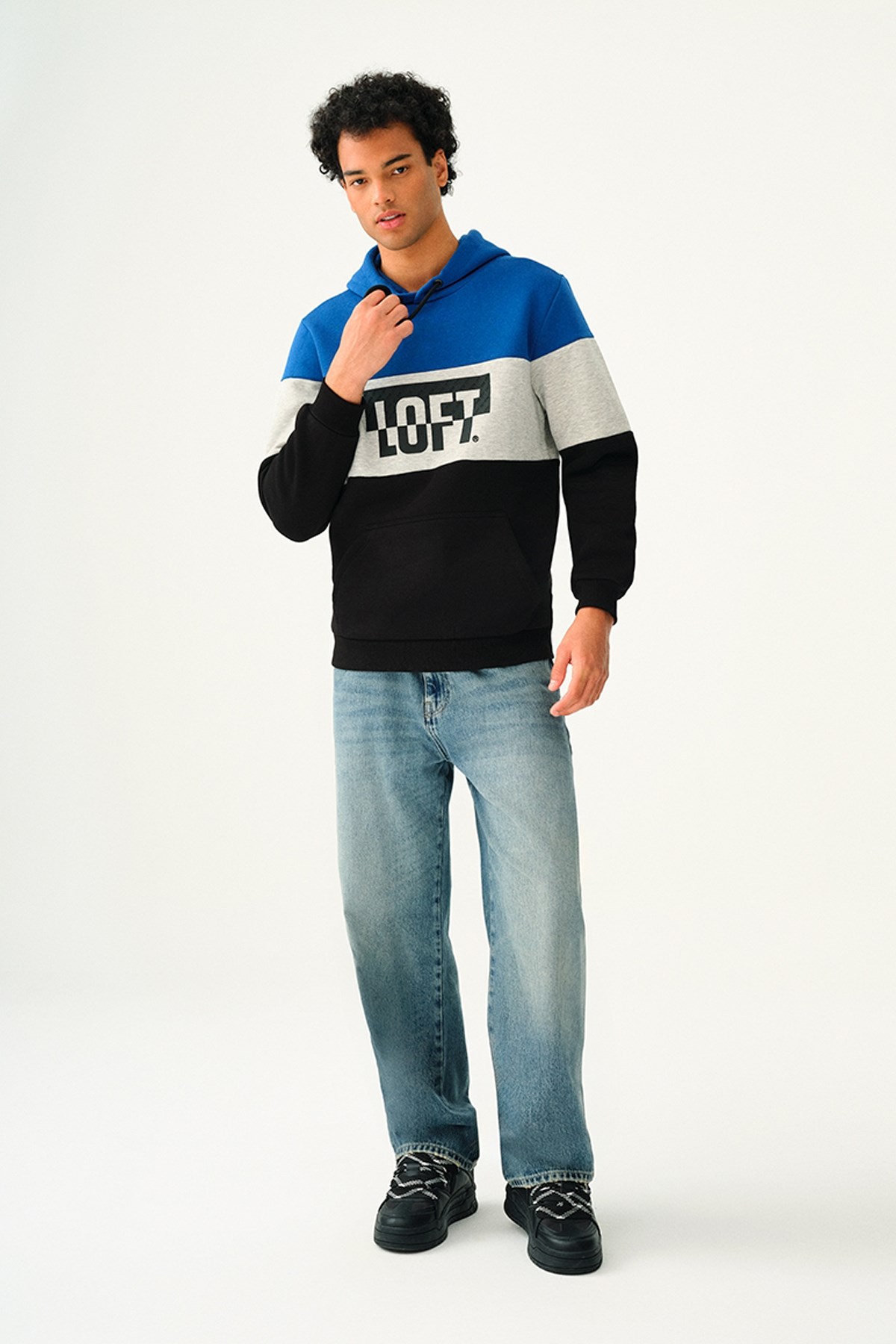 Loft Erkek Sweatshirt LF2037267 Mavi