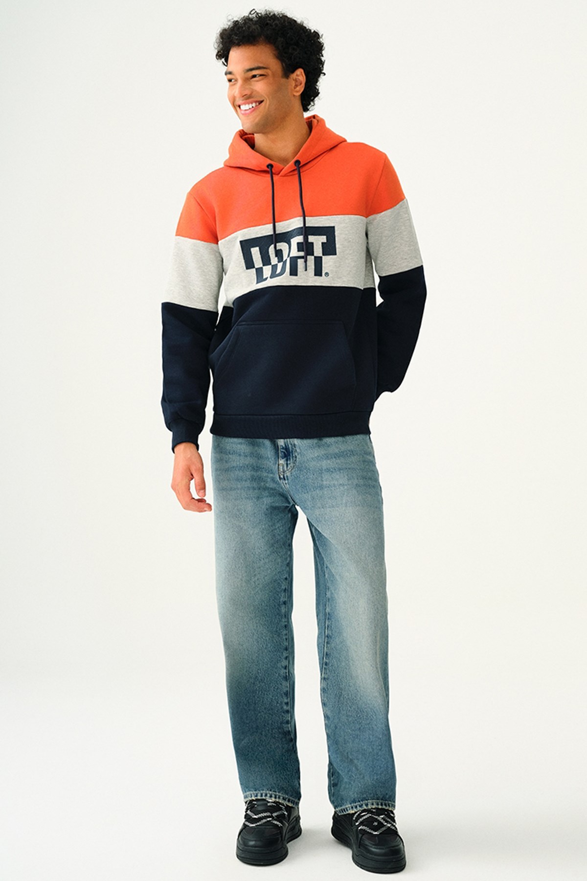 Loft Erkek Sweatshirt LF2037267 Turuncu