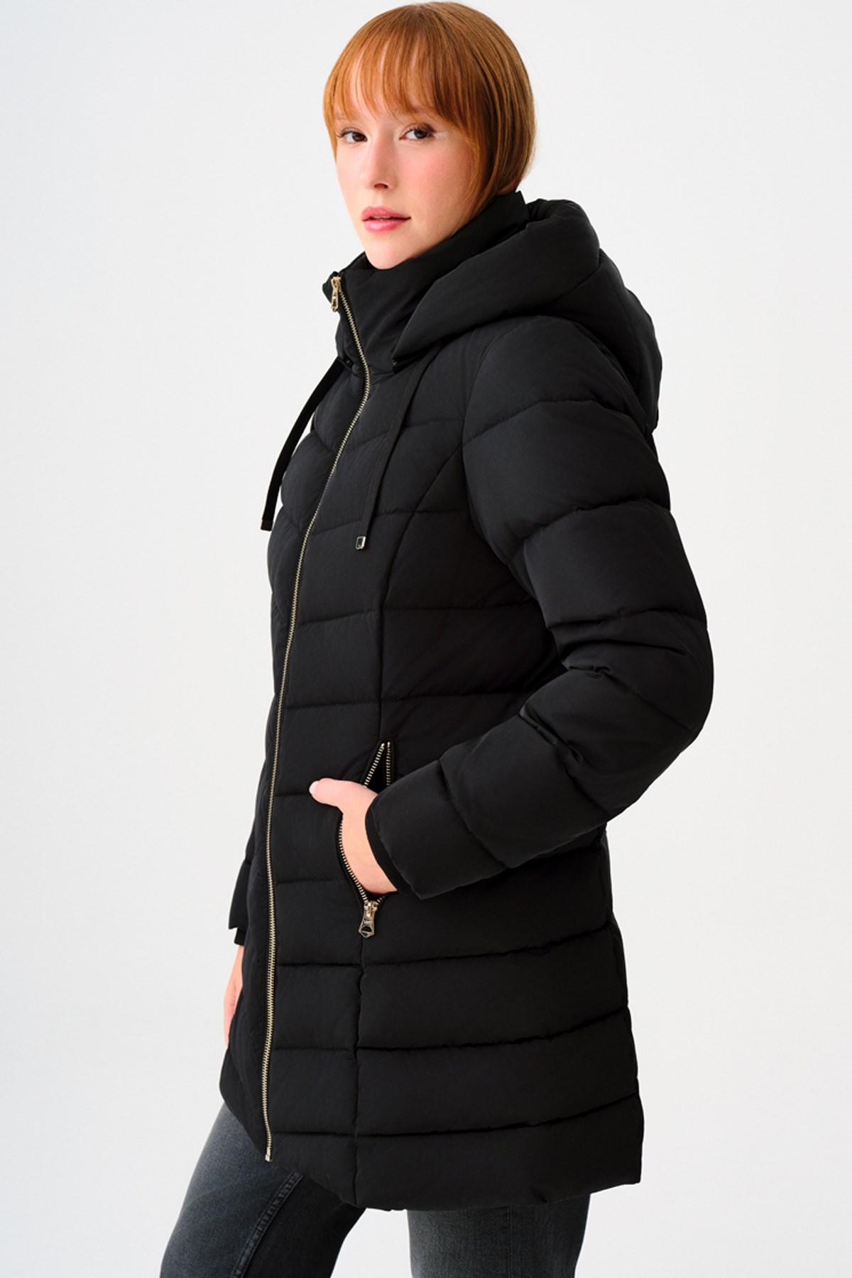 Loft Kadın Kaban LF2037282 Siyah