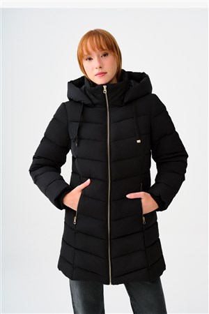 Loft Kadın Kaban LF2037282 Siyah