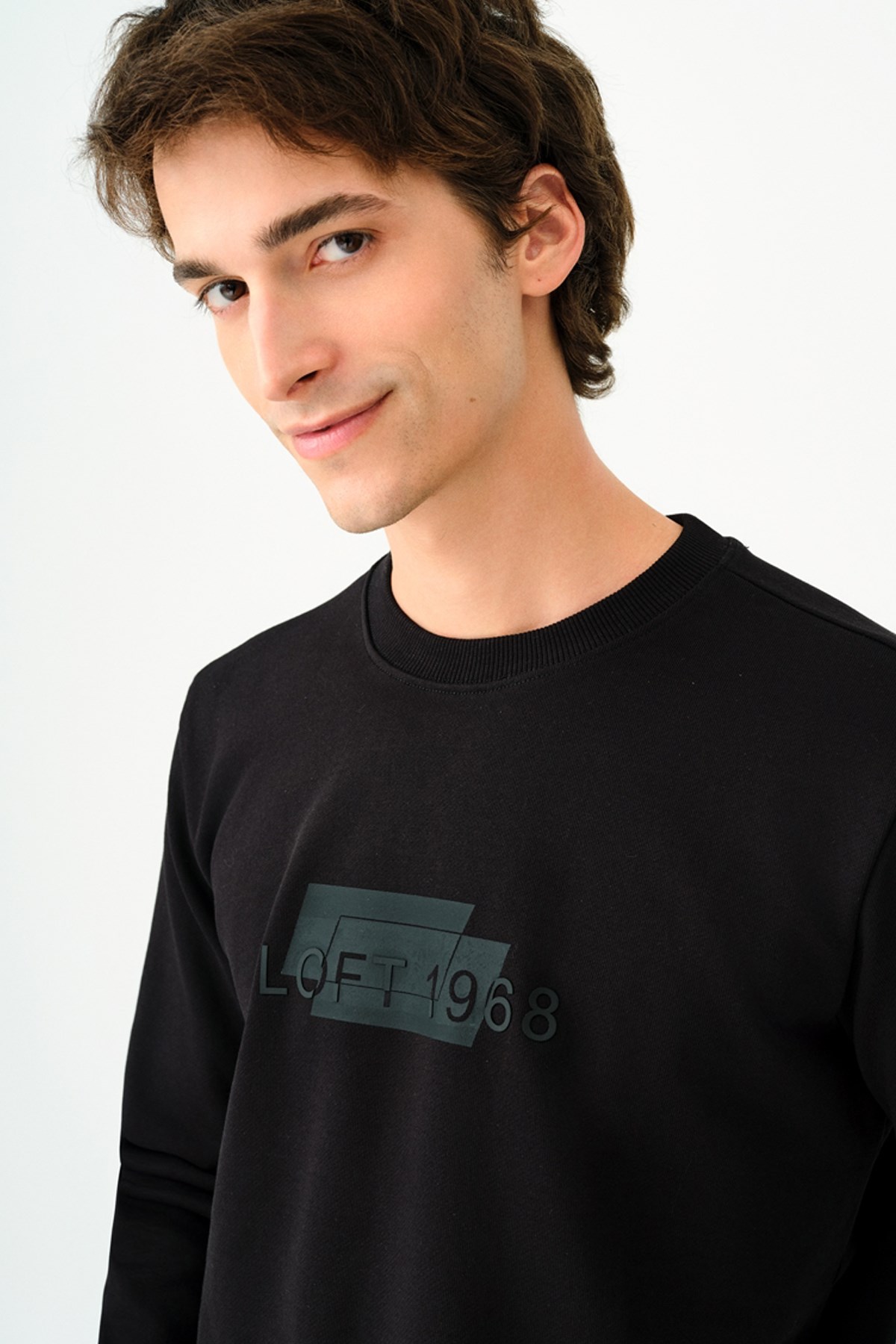 Loft Erkek Sweatshirt LF2037297 Siyah