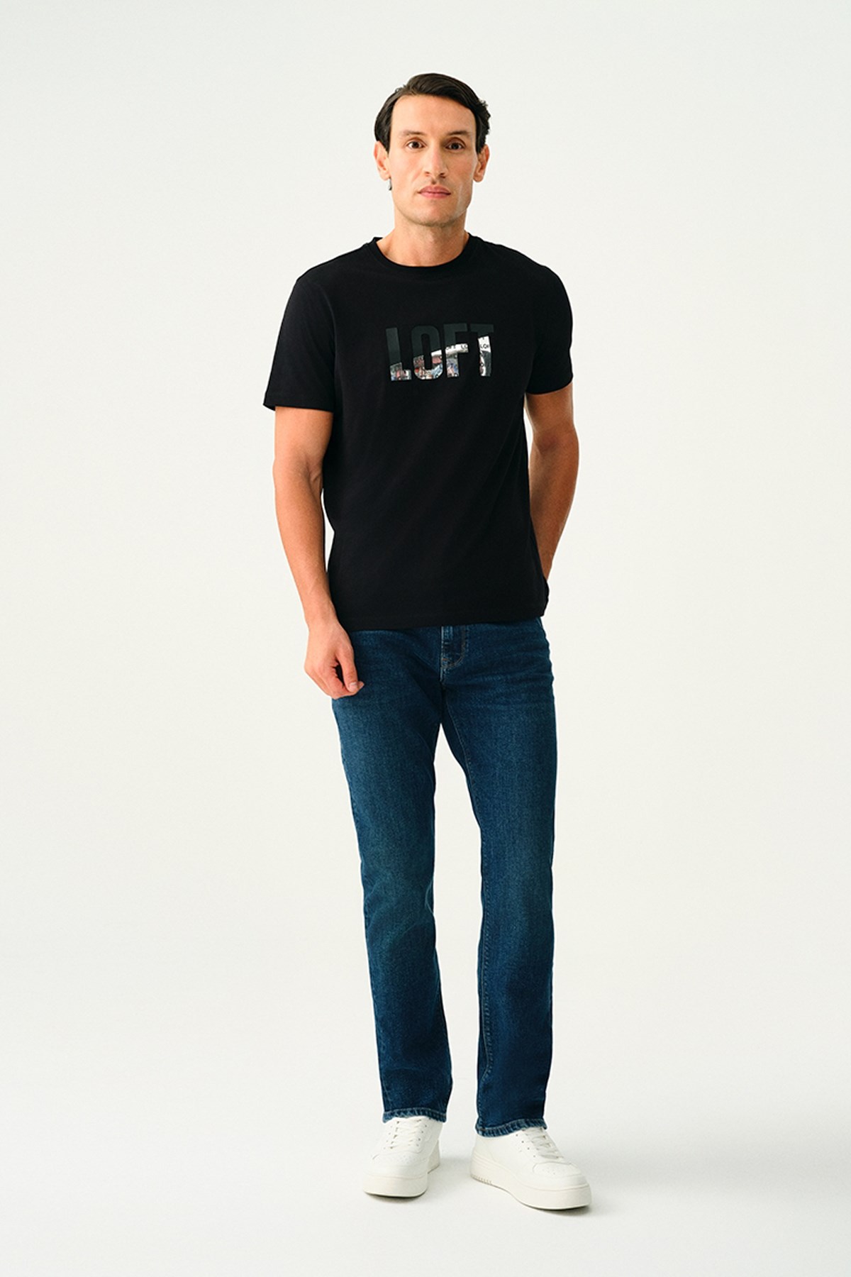 Loft Lukas Dark Erkek Jean Pantolon LF2037331 Lacivert