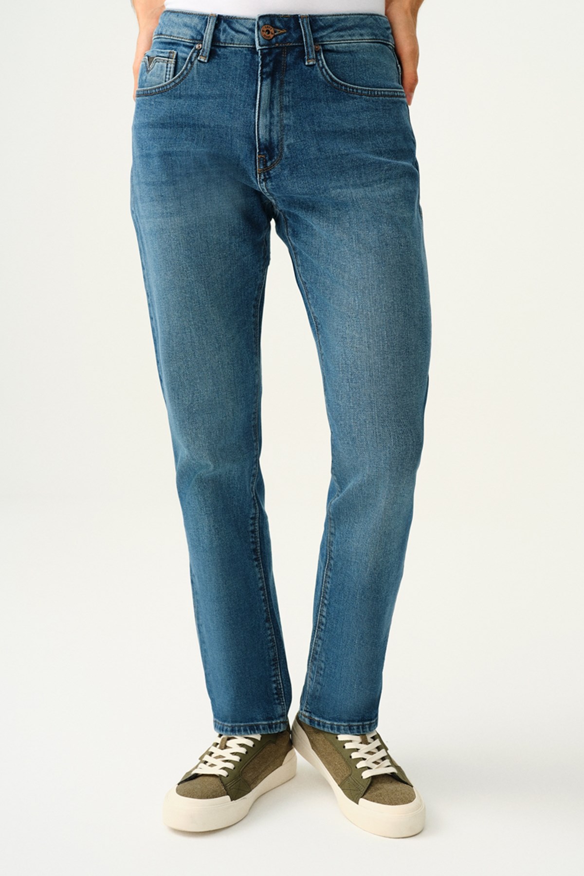 Loft Lukas Mid Erkek Jean Pantolon LF2037334 Mavi