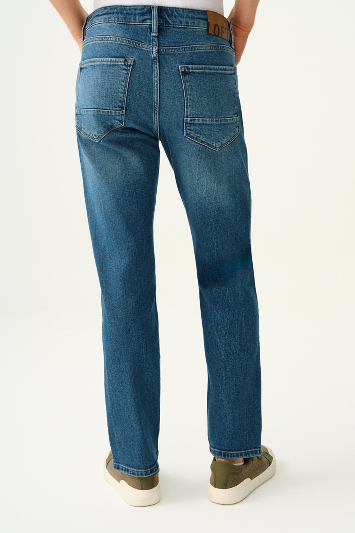 Loft Lukas Mid Erkek Jean Pantolon LF2037334 Mavi