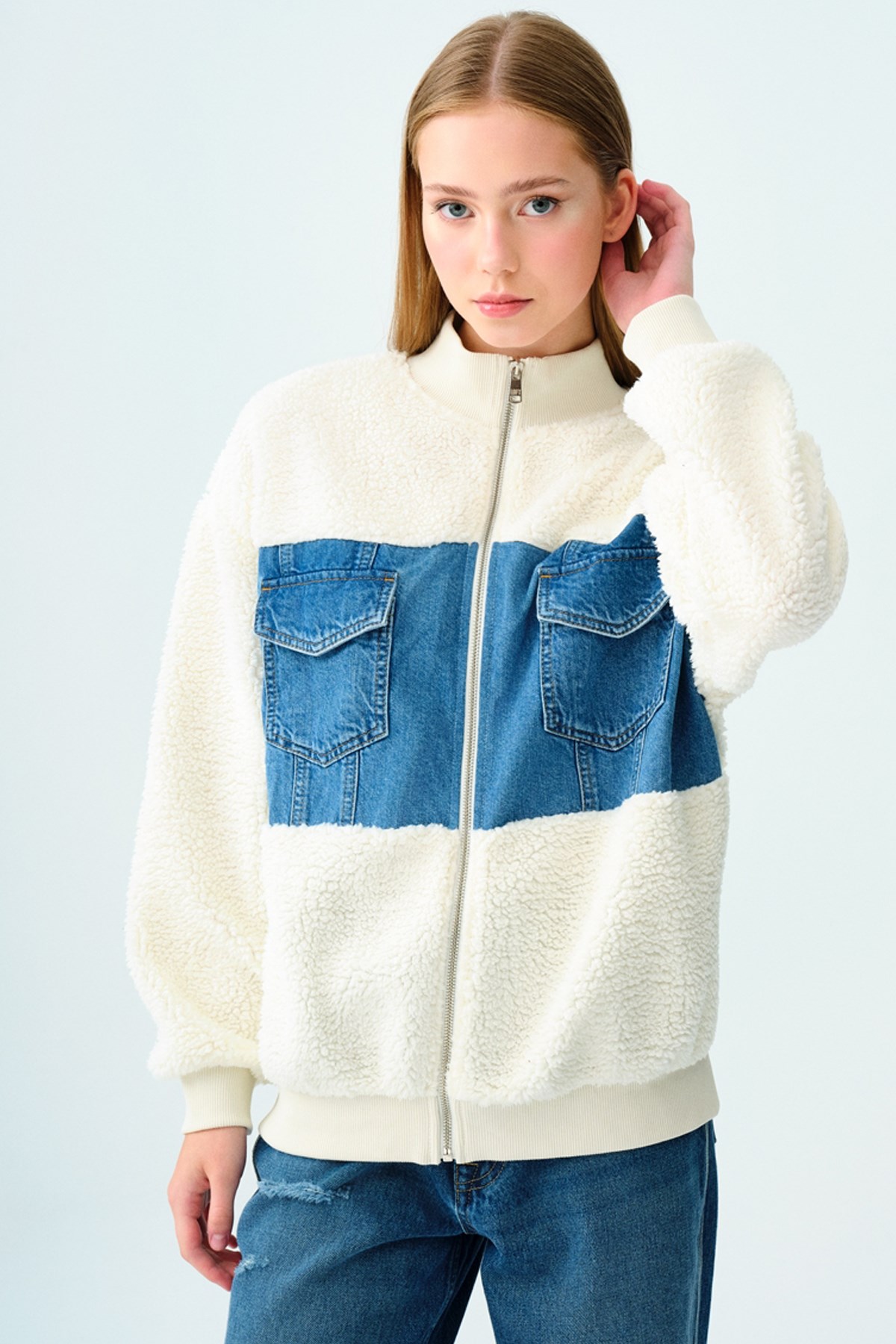 Loft Kadın Sweatshirt LF2037393 Beyaz