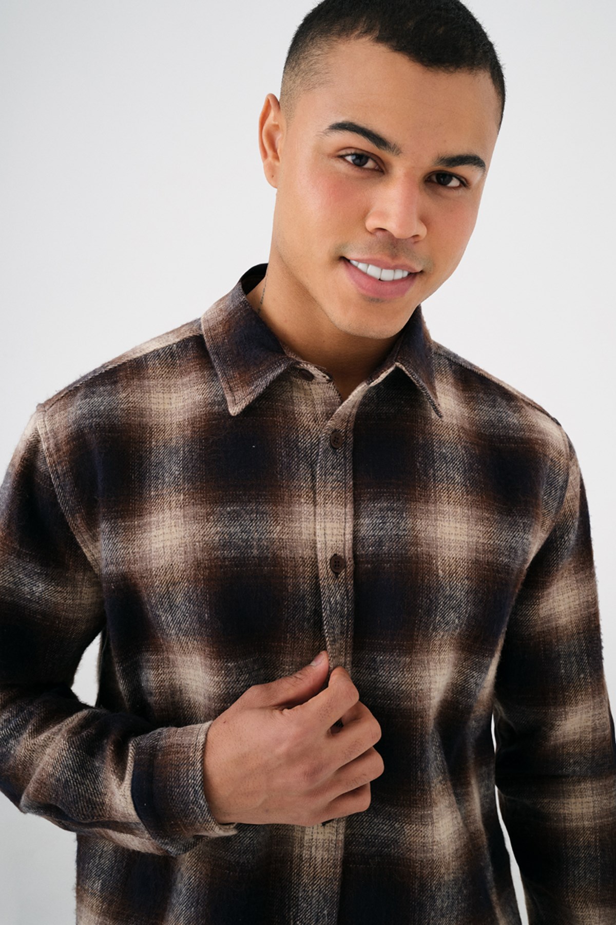 Loft Erkek Gömlek LF2037421 Kahverengi