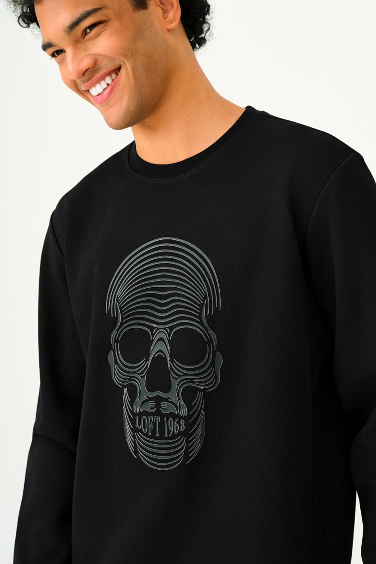 Loft Erkek Sweatshirt LF2037422 Siyah