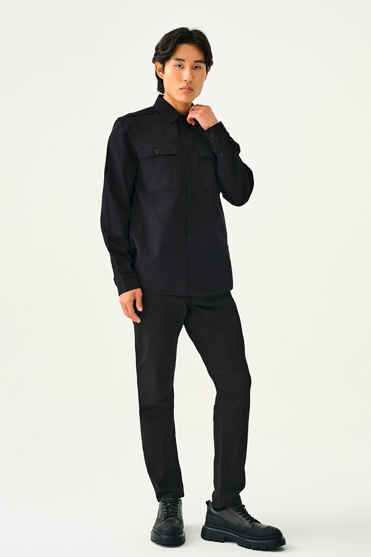 Loft Erkek Gömlek LF2037426 Siyah