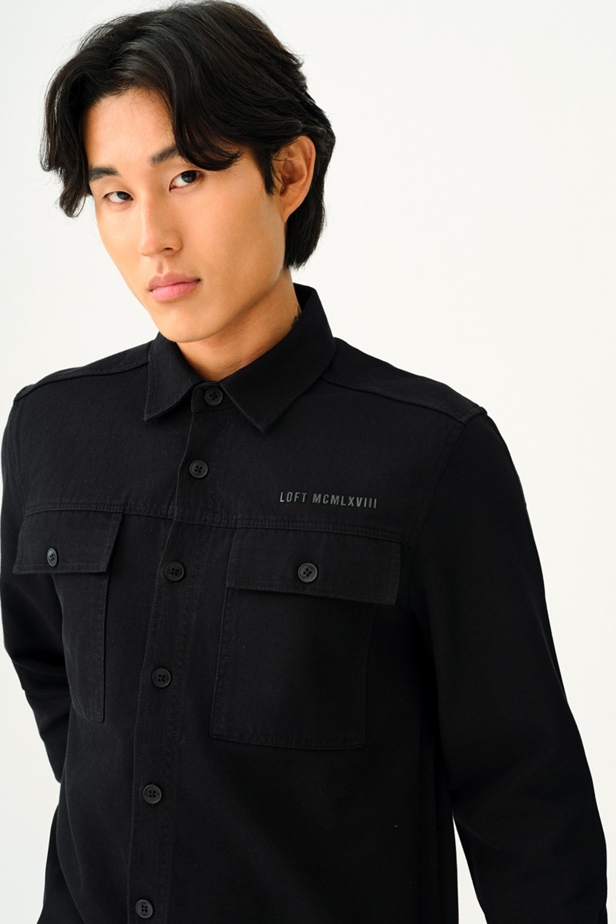 Loft Erkek Gömlek LF2037426 Siyah