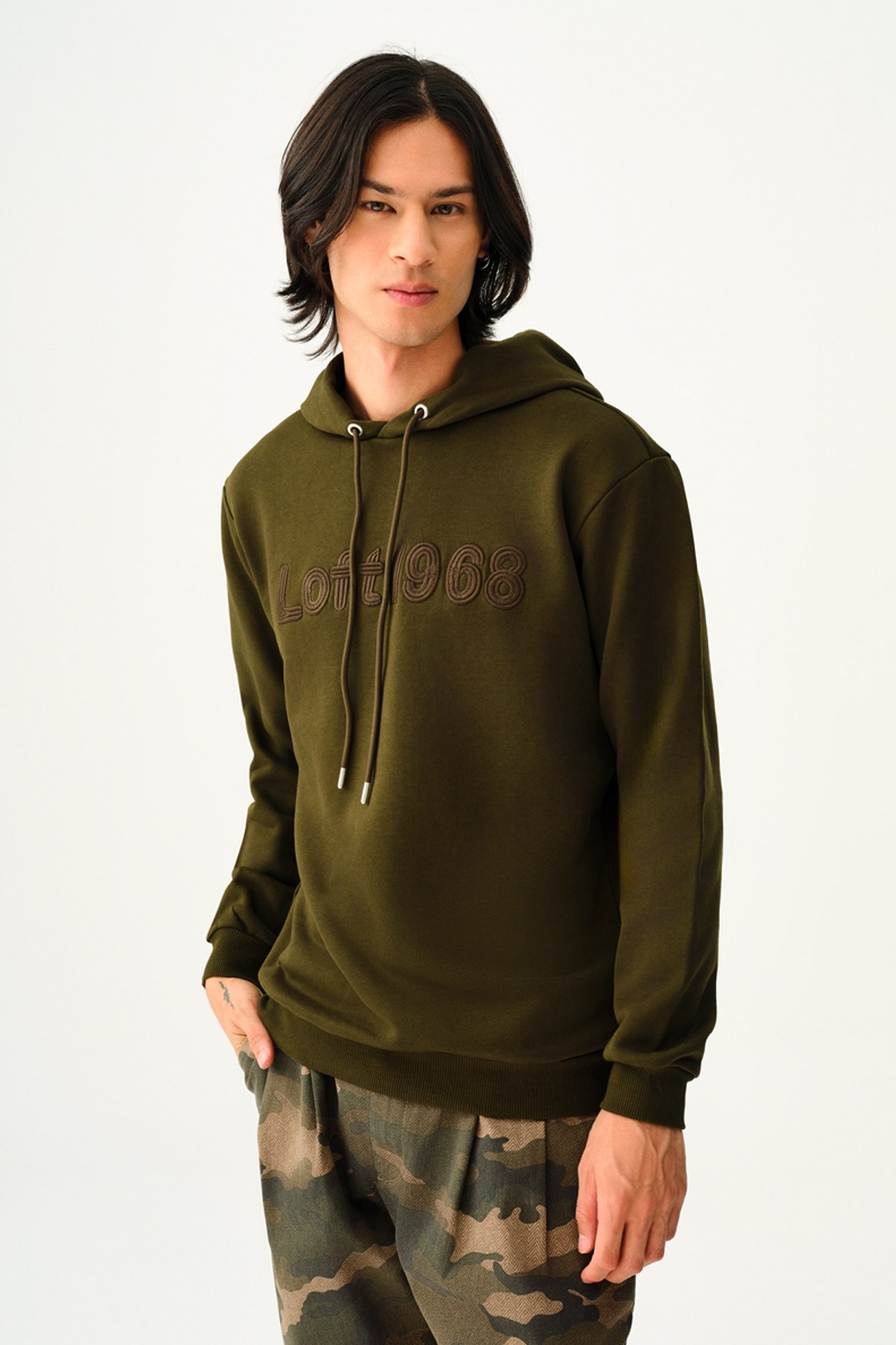 Loft Erkek Sweatshirt LF2037486 Haki