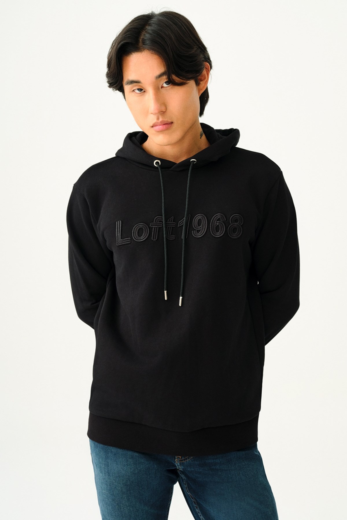 Loft Erkek Sweatshirt LF2037486 Siyah