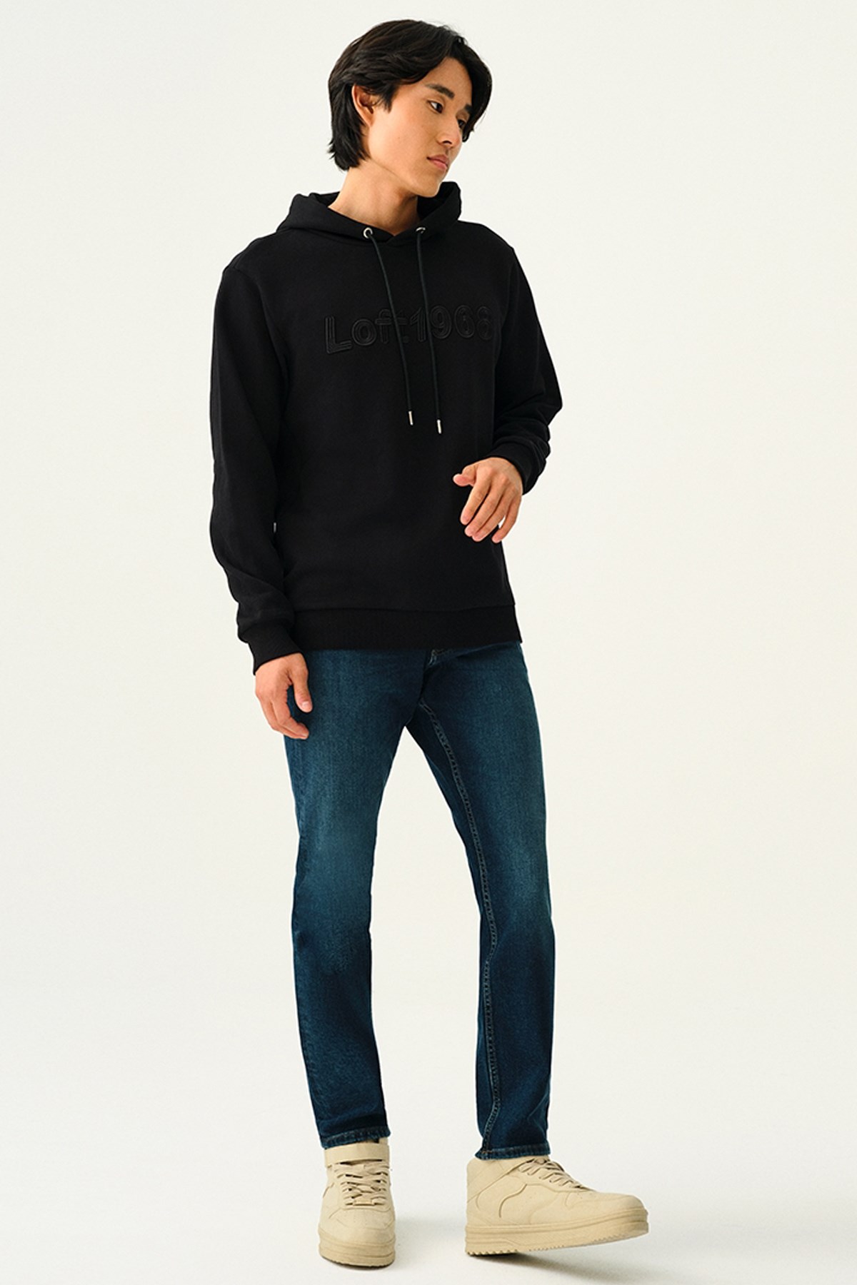 Loft Erkek Sweatshirt LF2037486 Siyah