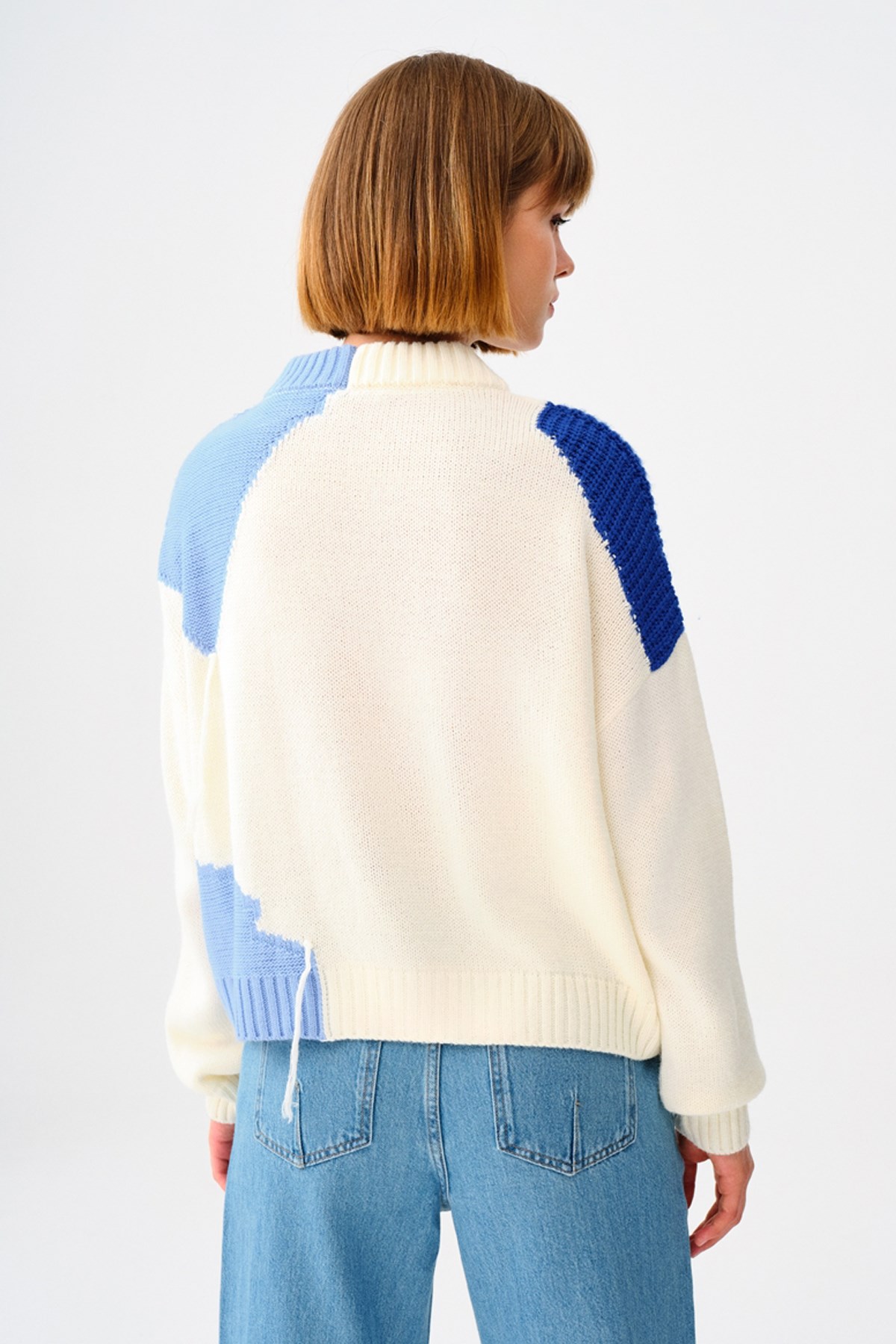 Loft Kadın Kazak LF2037519 Ekru