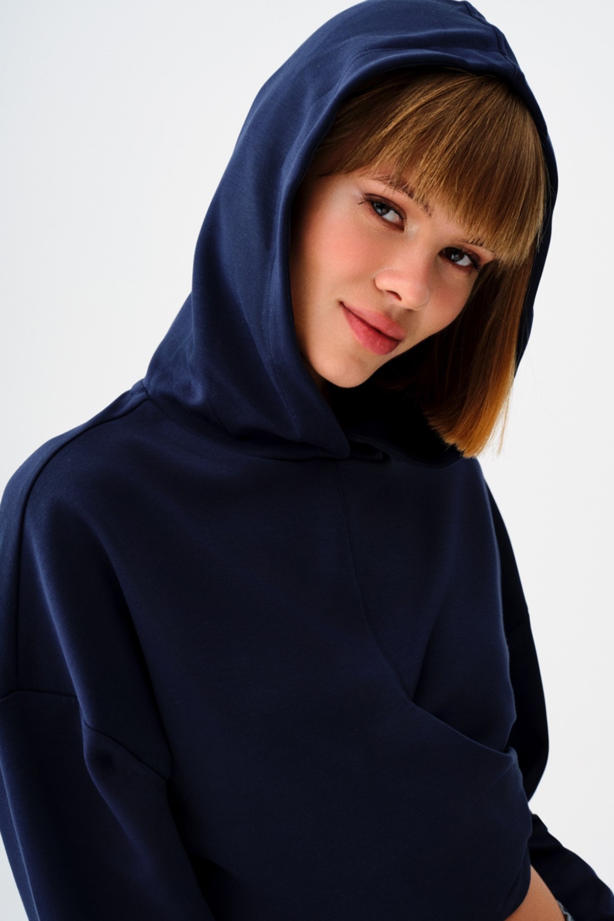 Loft Kadın Sweatshirt LF2037530 Lacivert
