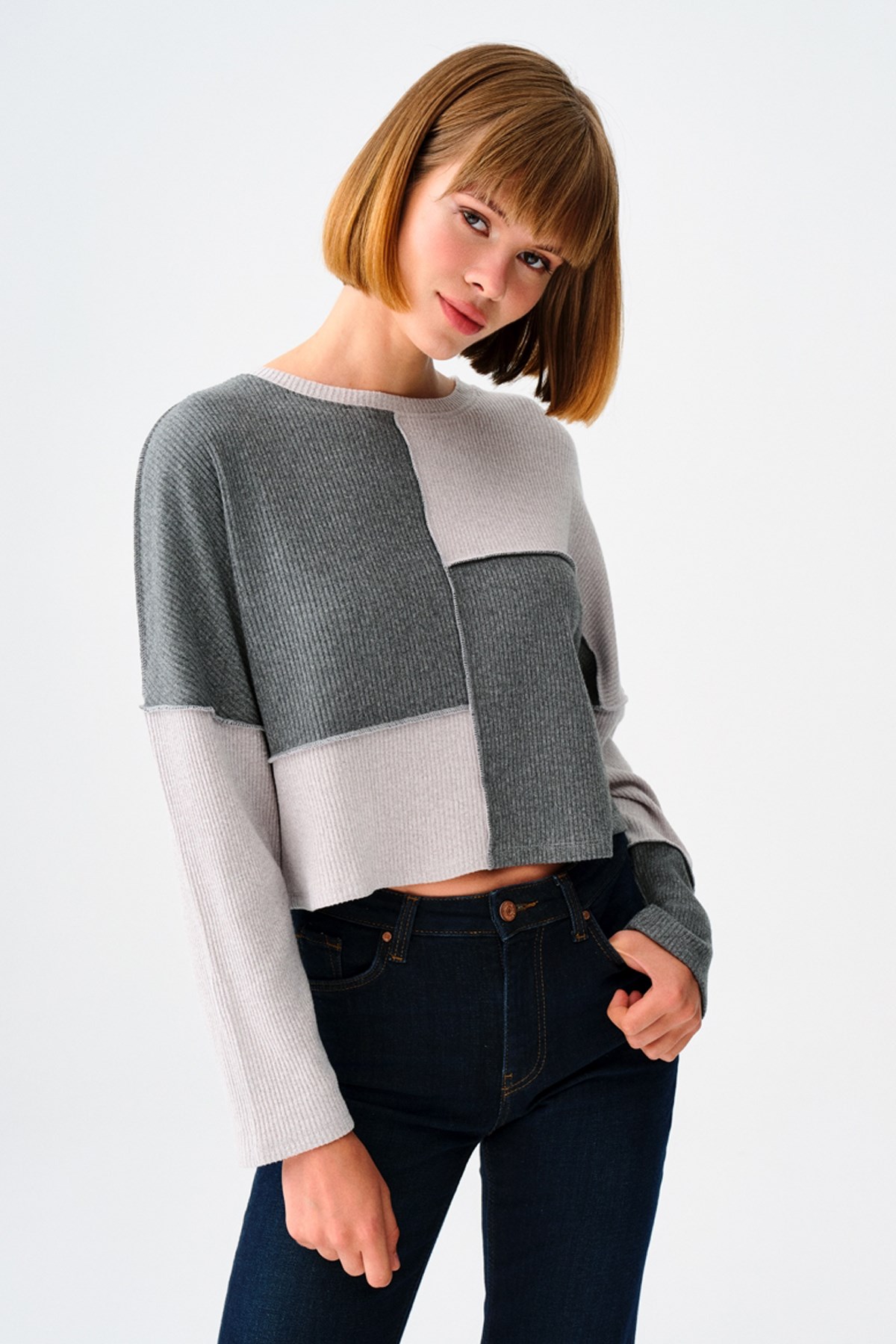 Loft Kadın Sweatshirt LF2037630 Yeşil