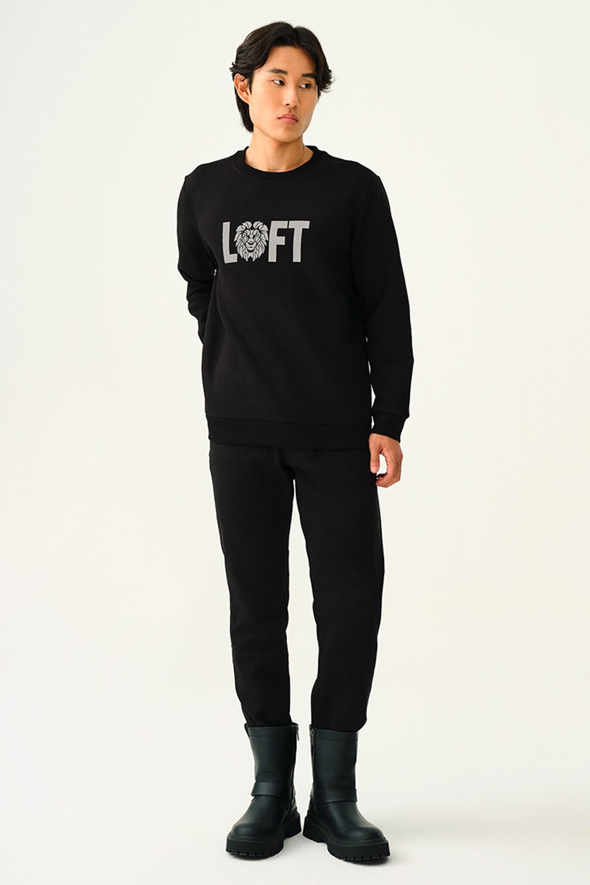 Loft Erkek Sweatshirt LF2037693 Siyah
