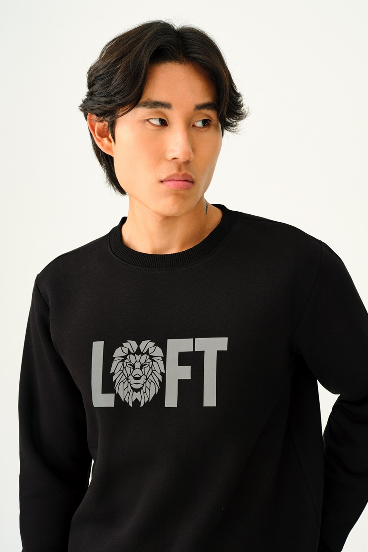 Loft Erkek Sweatshirt LF2037693 Siyah