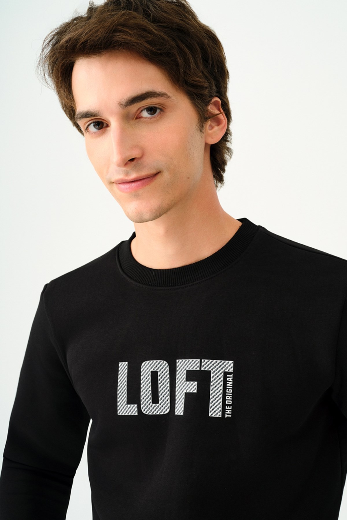 Loft Erkek Sweatshirt LF2037697 Beyaz