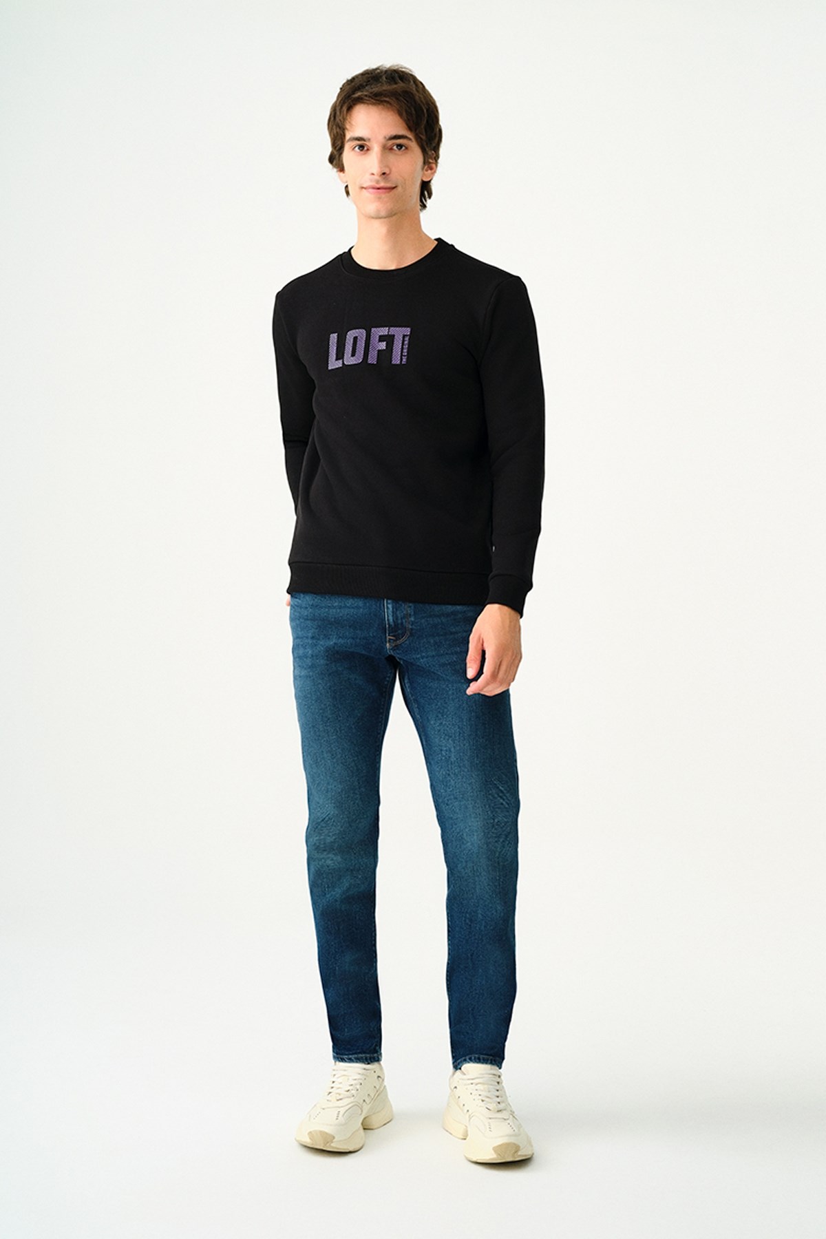 Loft Erkek Sweatshirt LF2037697 Mor