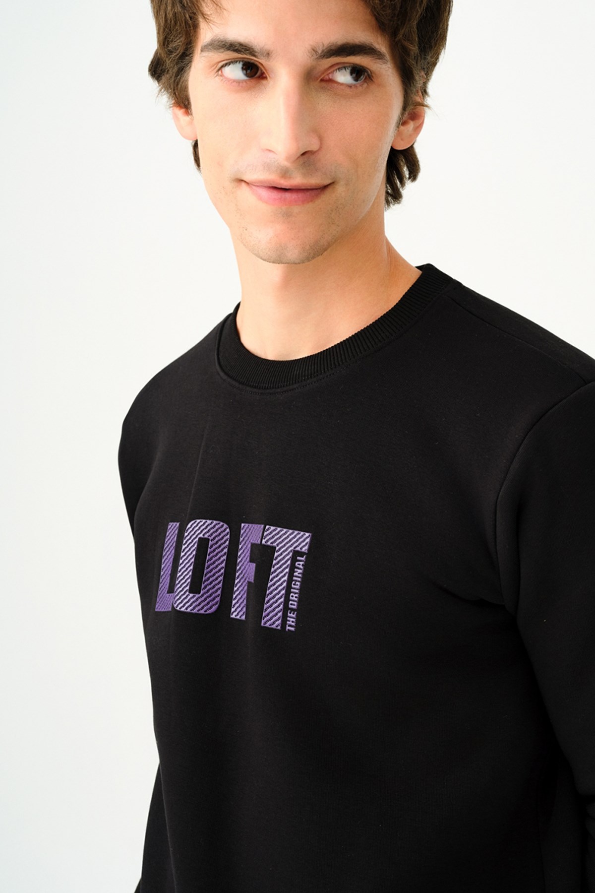 Loft Erkek Sweatshirt LF2037697 Mor