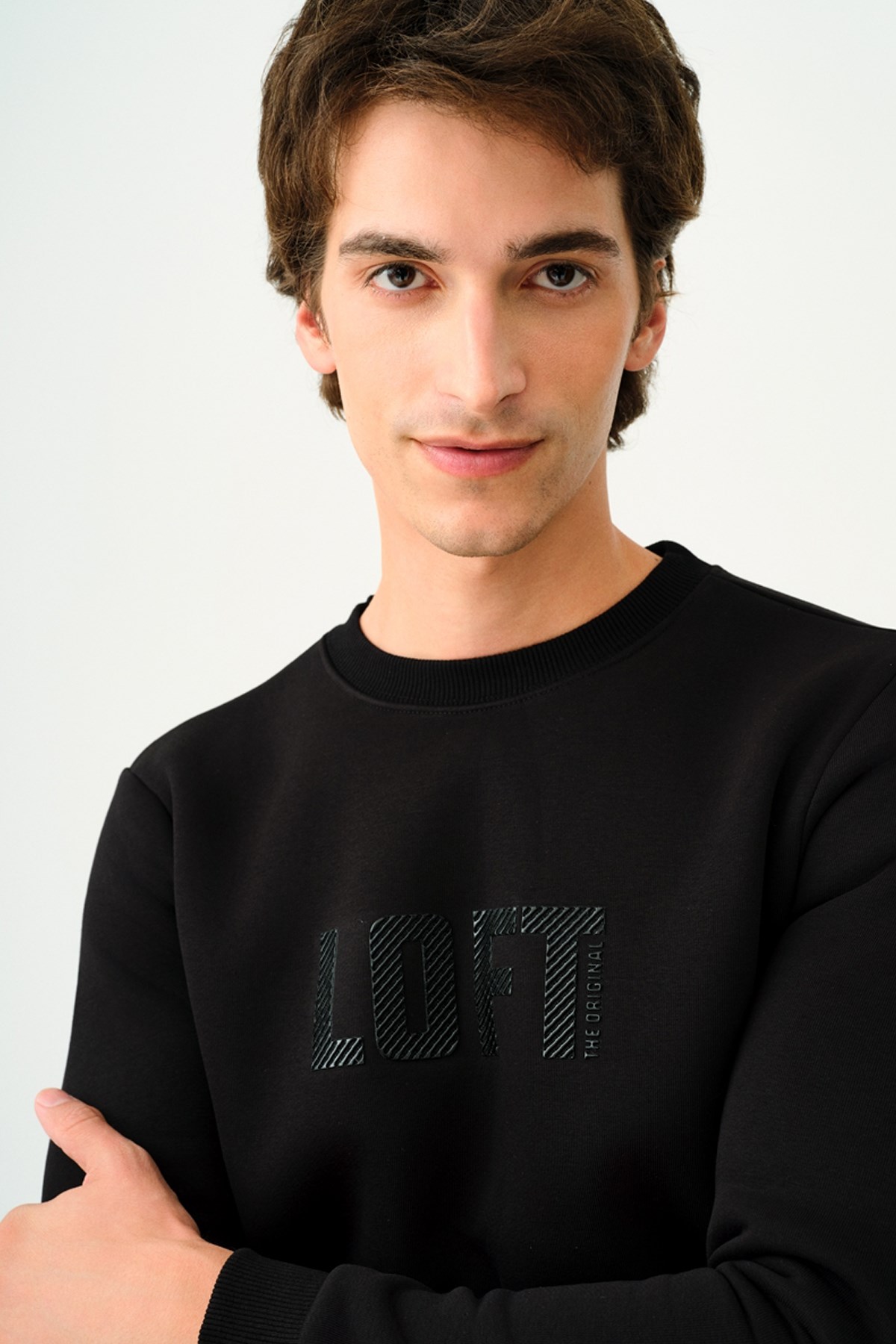 Loft Erkek Sweatshirt LF2037697 Siyah
