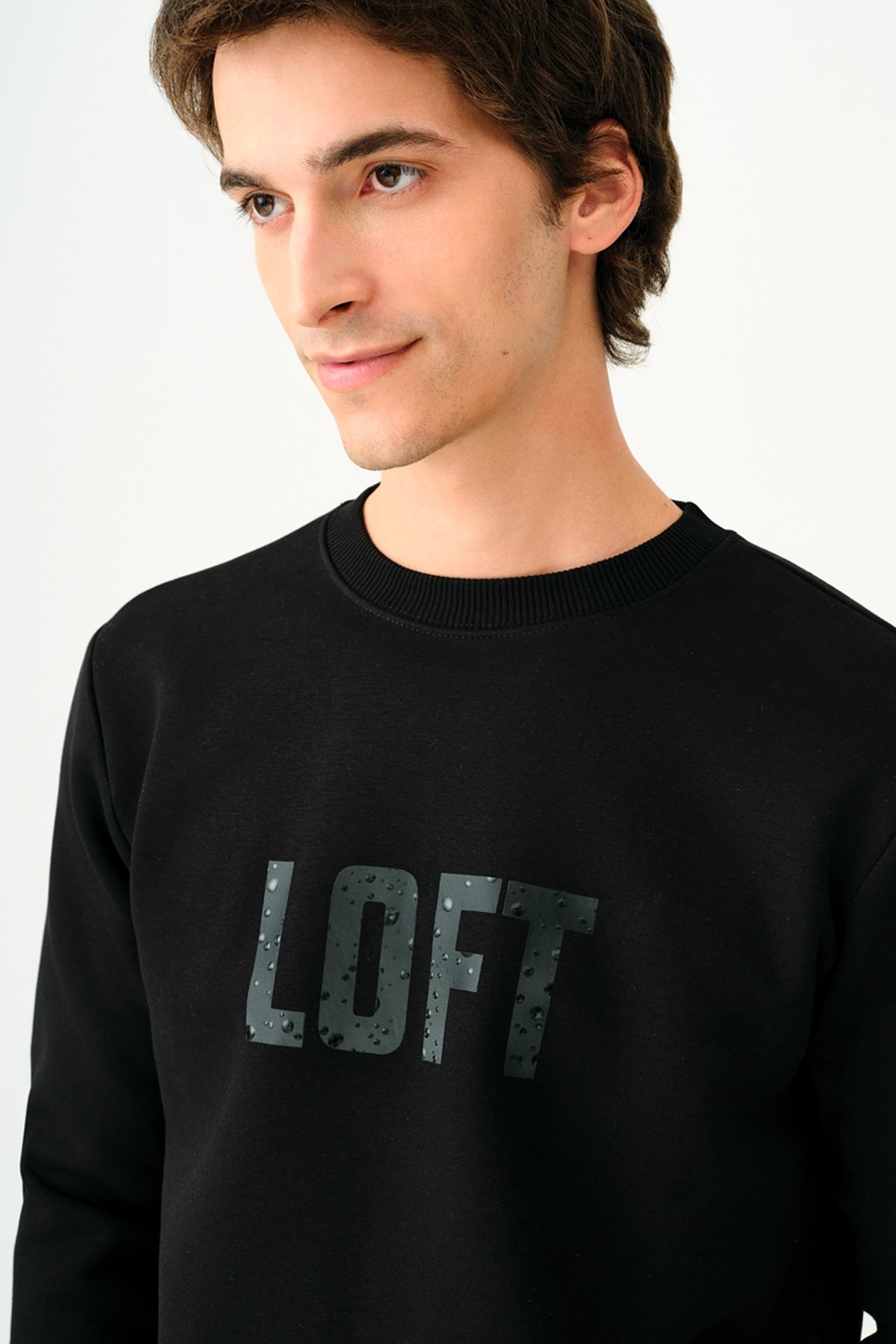Loft Erkek Sweatshirt LF2037698 Siyah
