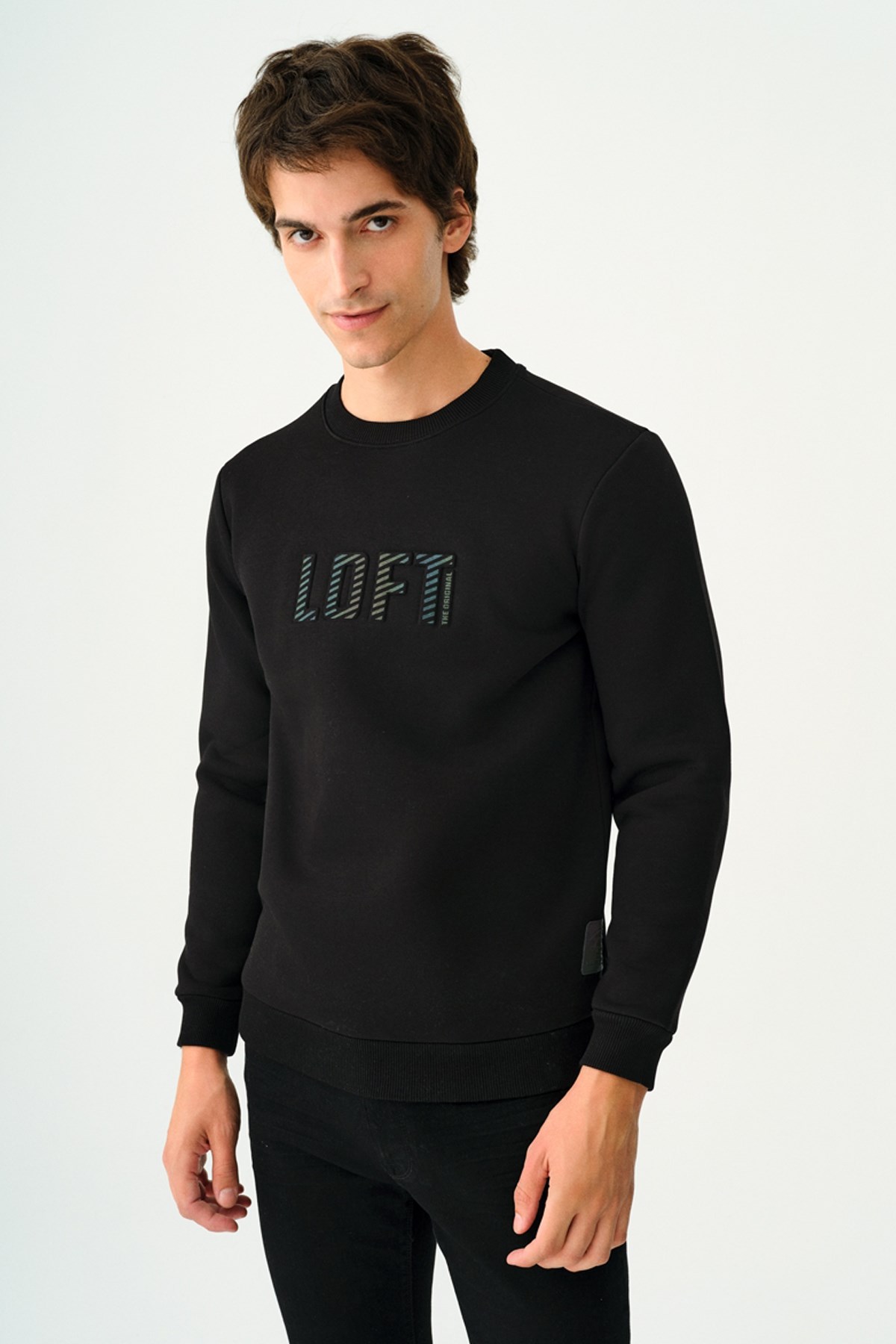 Loft Erkek Sweatshirt LF2037699 Siyah
