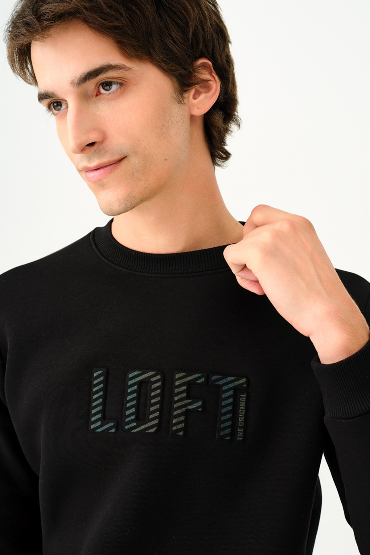 Loft Erkek Sweatshirt LF2037699 Siyah