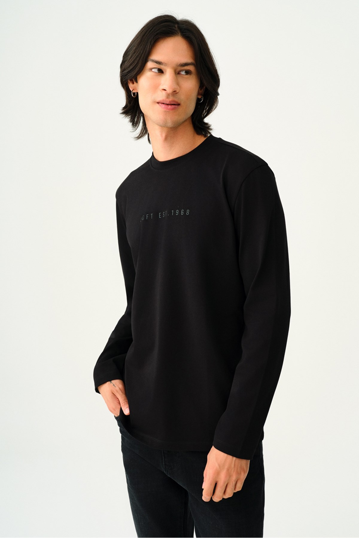 Loft Erkek Sweatshirt LF2037825 Siyah