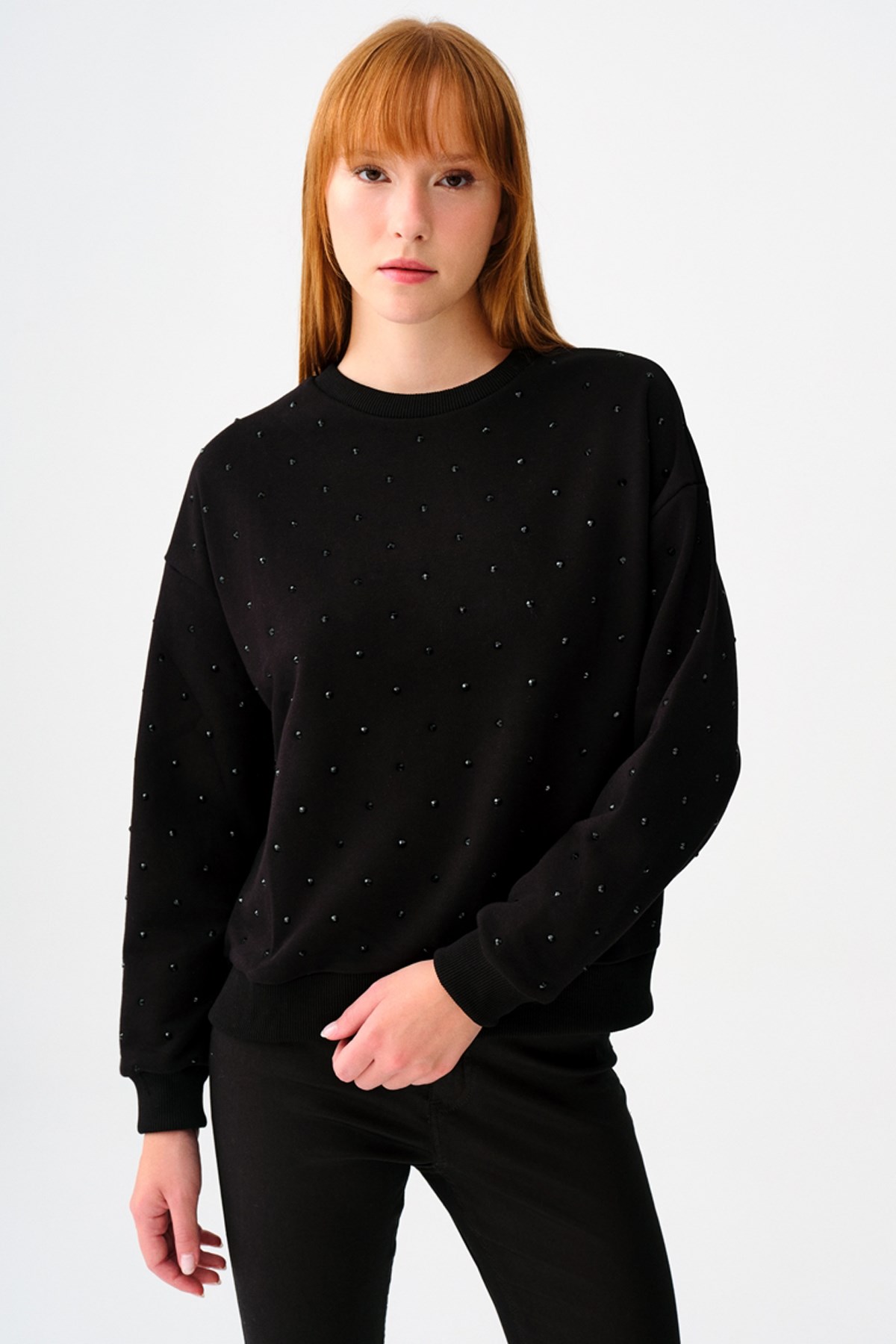 Loft Kadın Sweatshirt LF2037868 Siyah