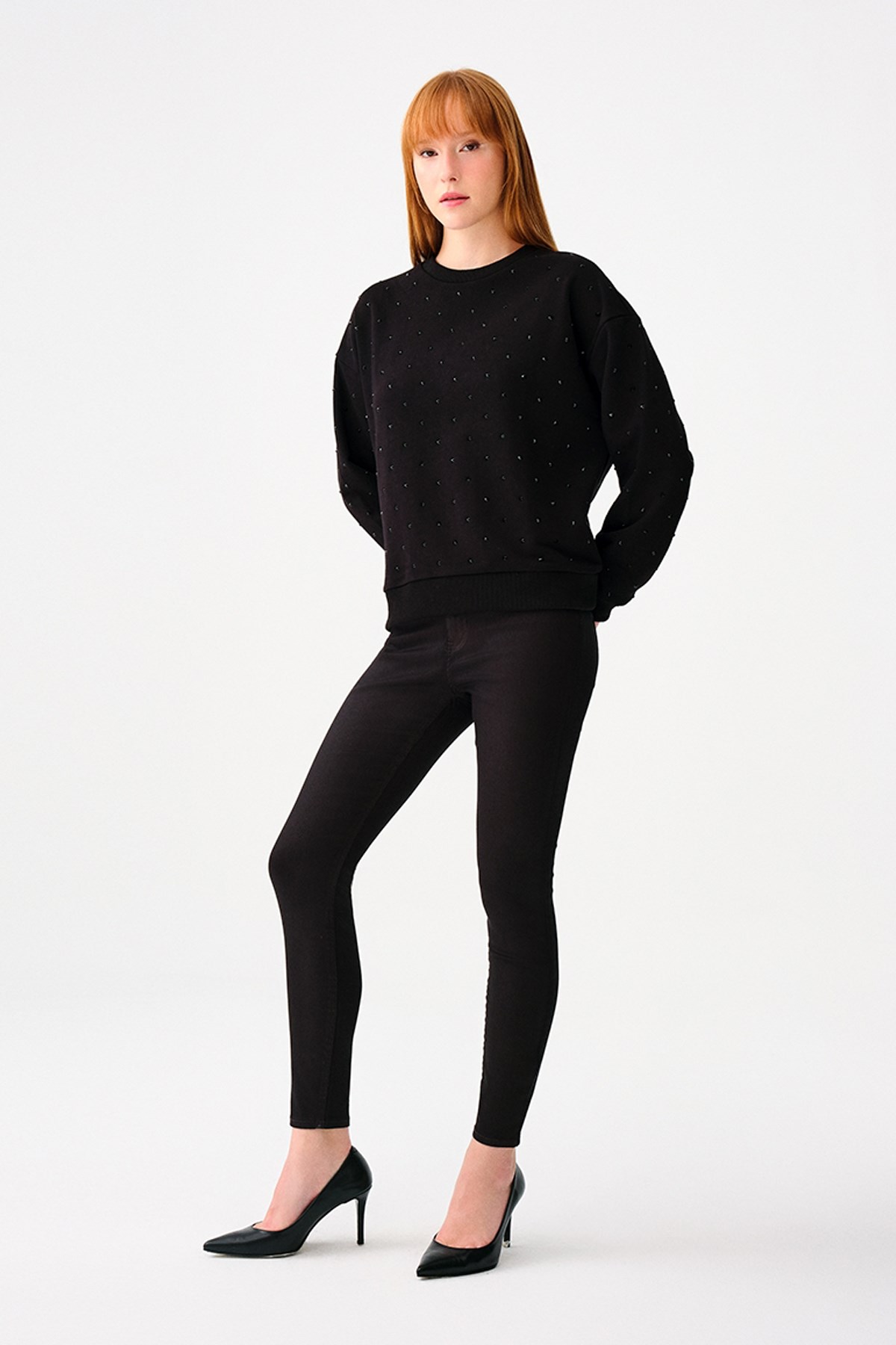 Loft Kadın Sweatshirt LF2037868 Siyah