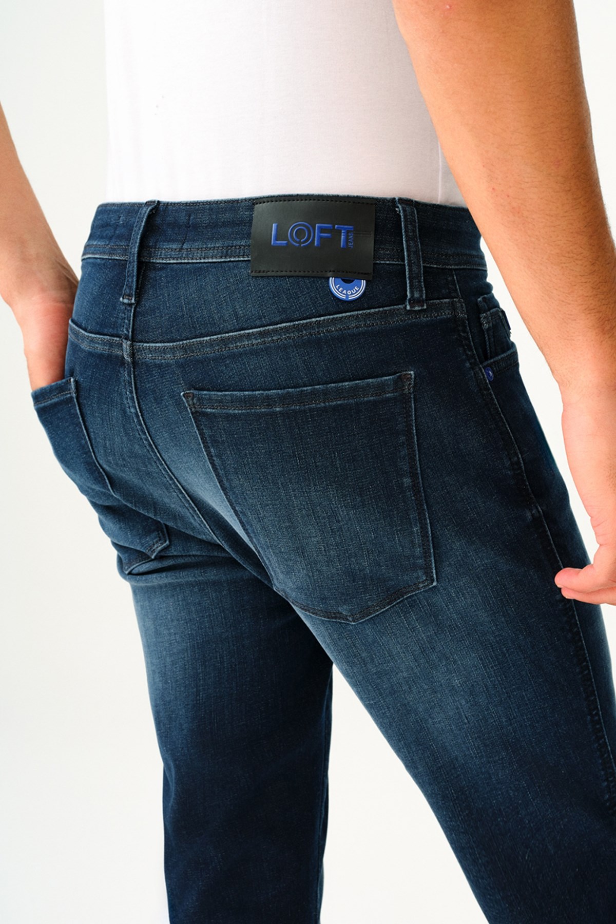 Loft Lft Legue Dark Erkek Pantolon LF2037915 Mavi