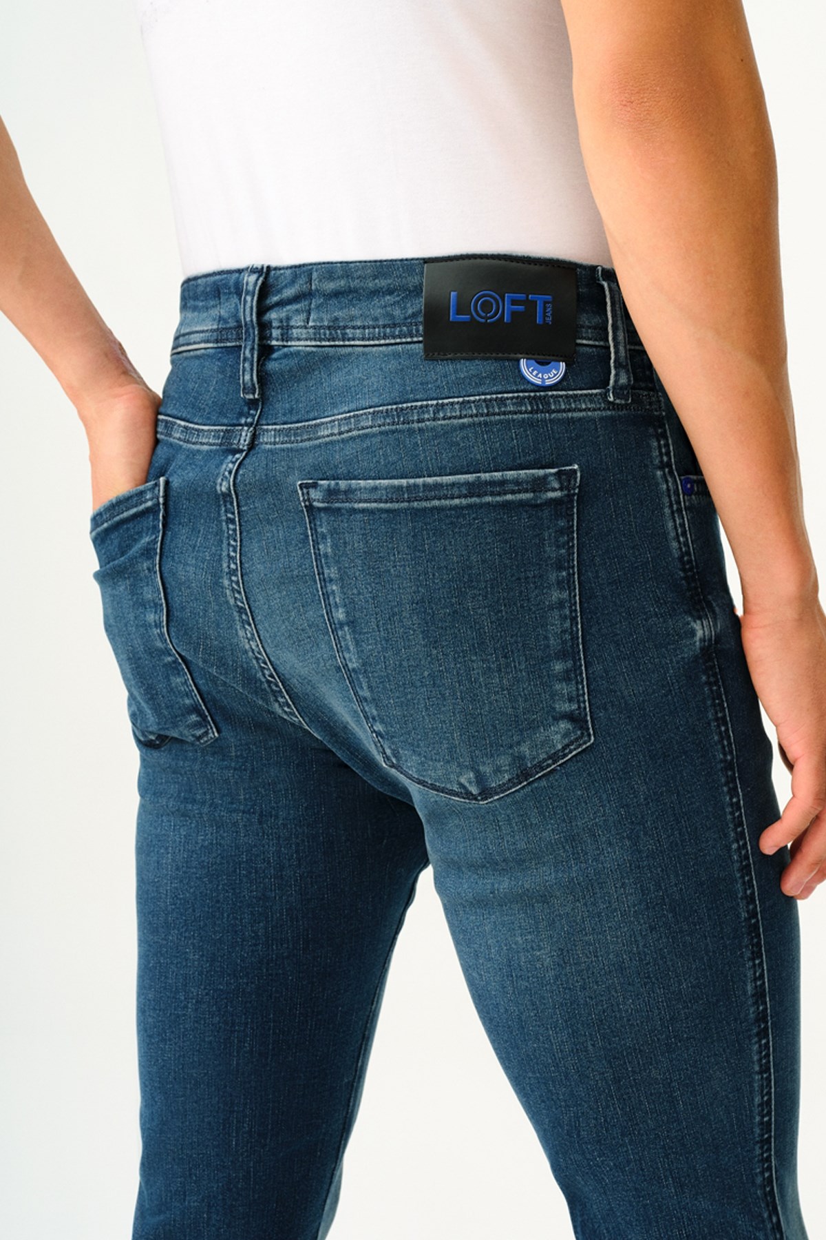 Loft Lft Legue Mid Erkek Pantolon LF2037916 Mavi