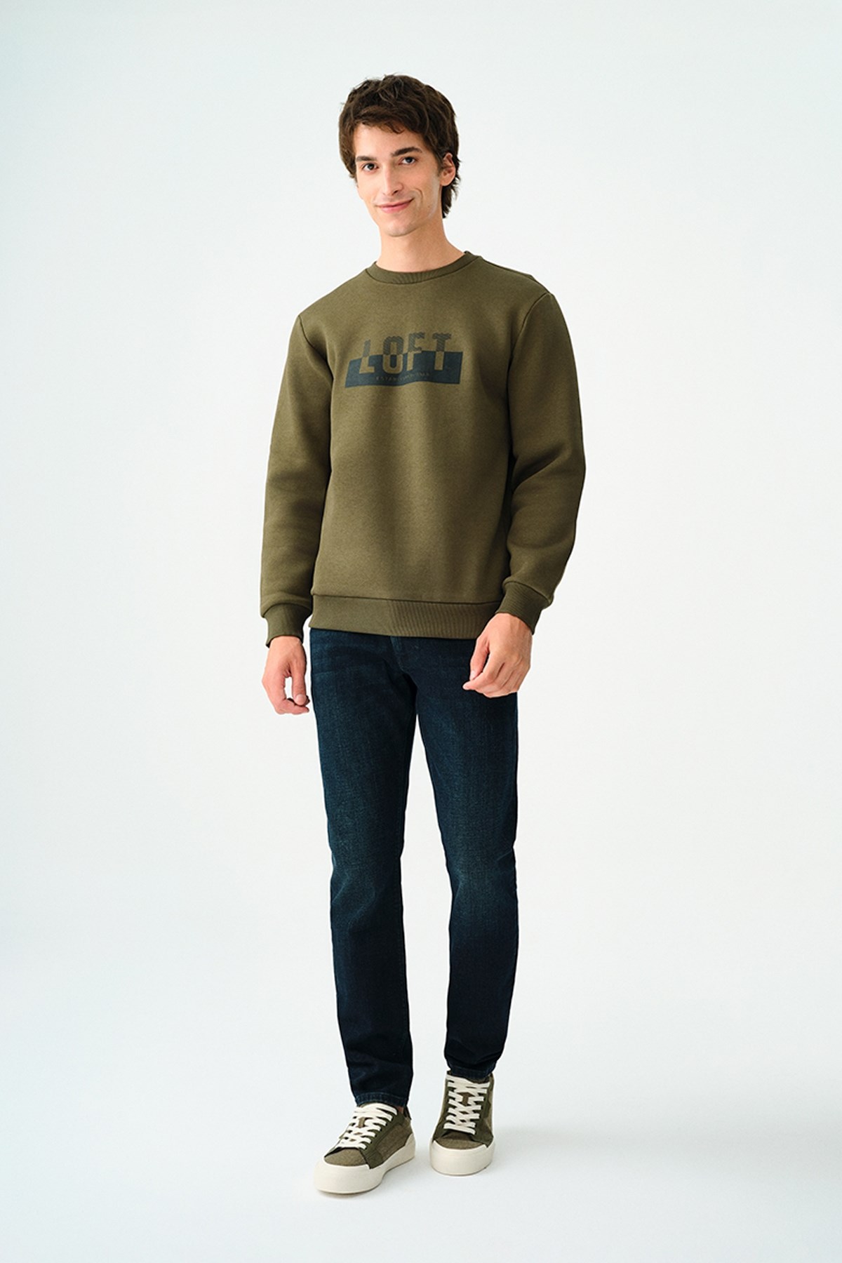 Loft Wear Wash Erkek Pantolonu LF2038034 Mavi
