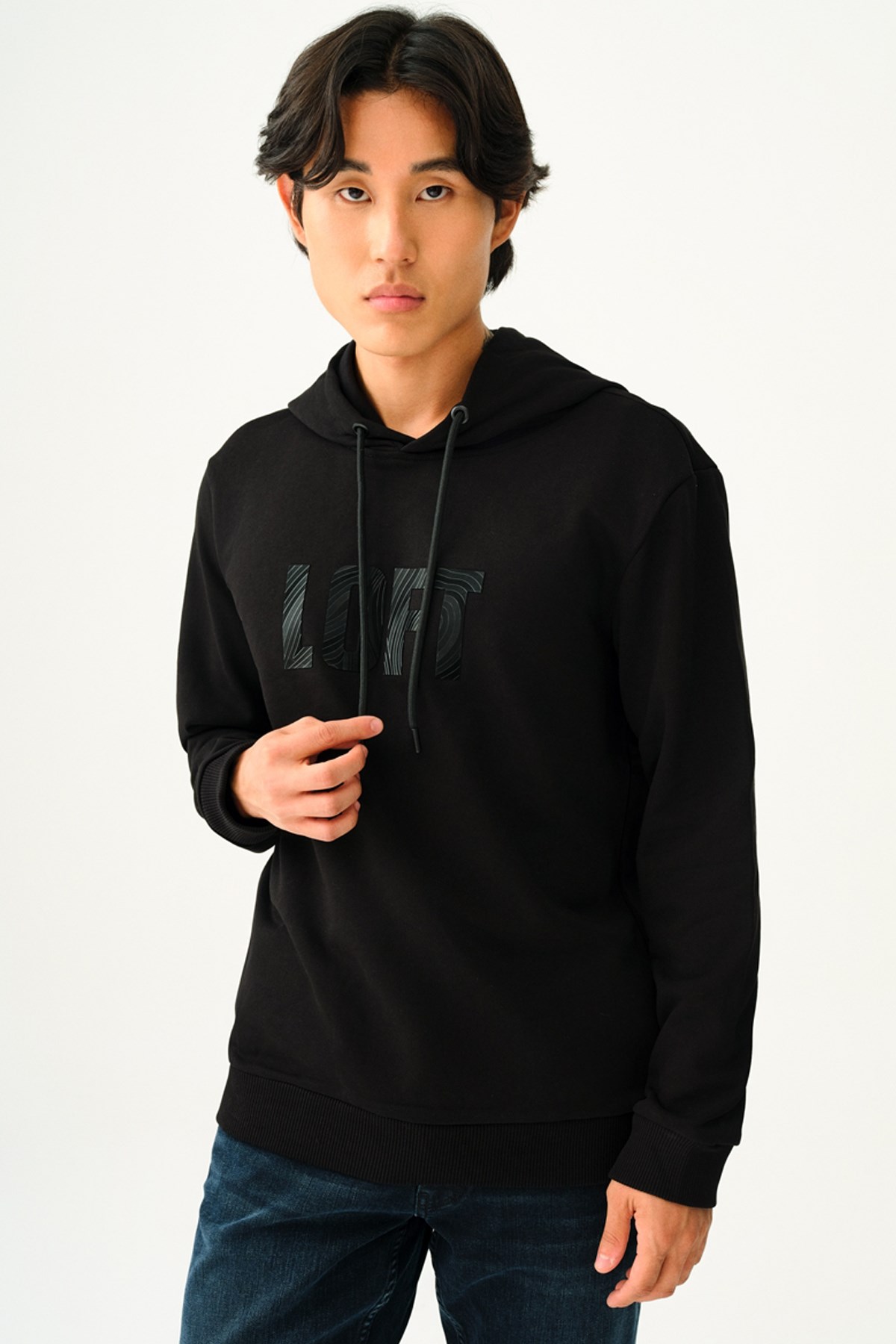 Loft Erkek Sweatshirt LF2038105 Siyah
