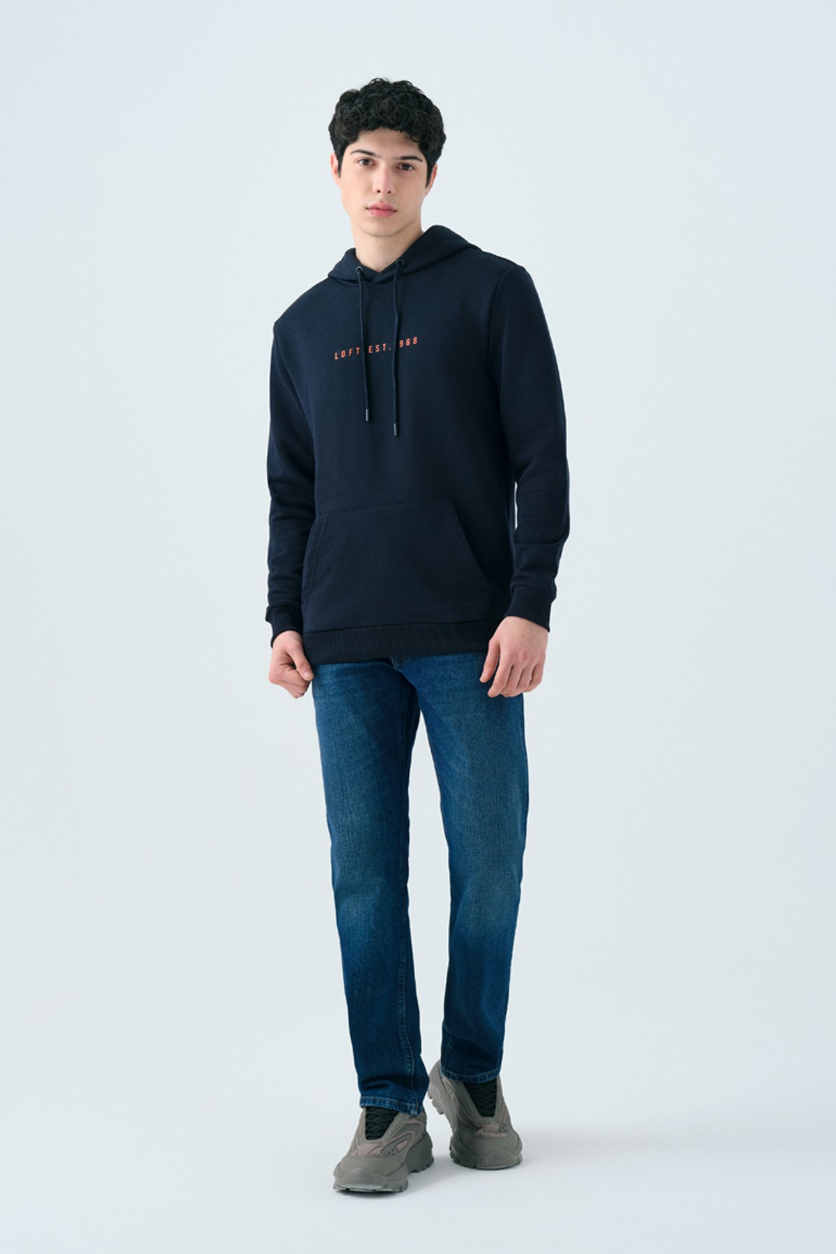 Loft Erkek Sweatshirt LF2038143 Lacivert
