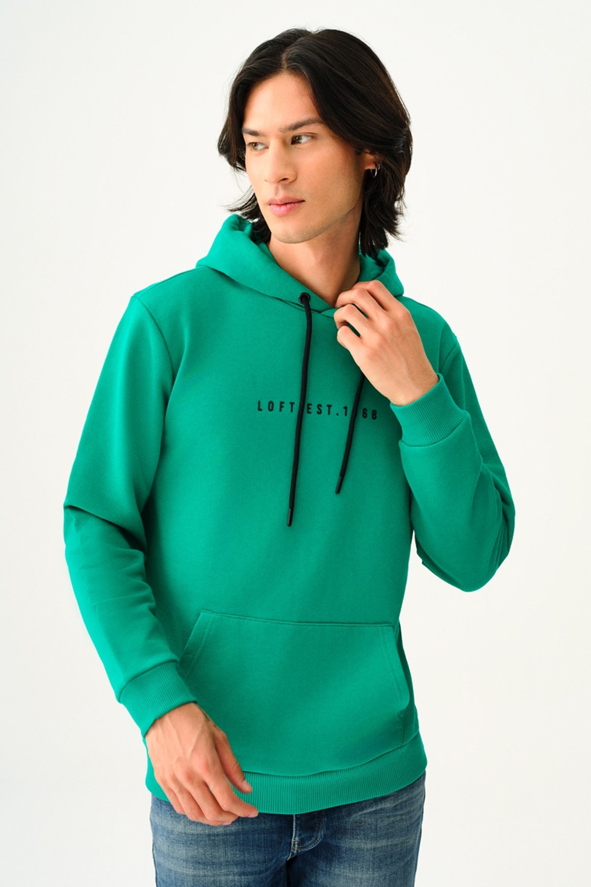 Loft Erkek Sweatshirt LF2038143 Yeşil