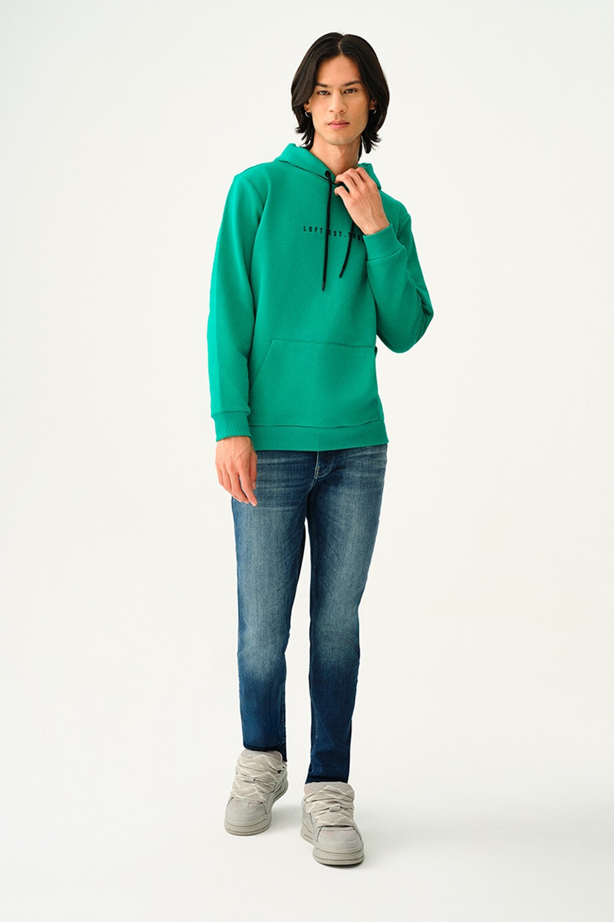 Loft Erkek Sweatshirt LF2038143 Yeşil