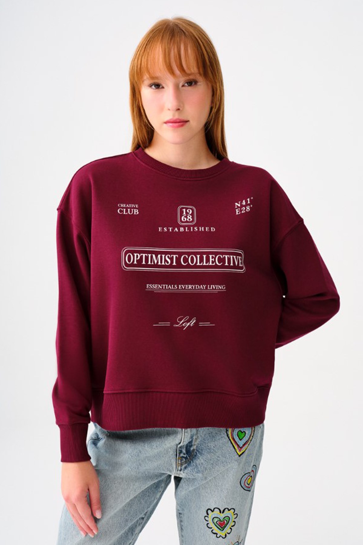 Loft Kadın Sweatshirt LF2038202 Mor