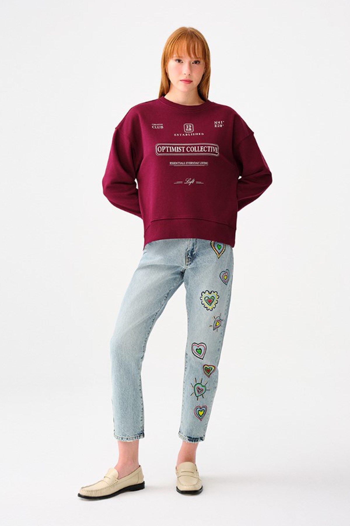 Loft Kadın Sweatshirt LF2038202 Mor