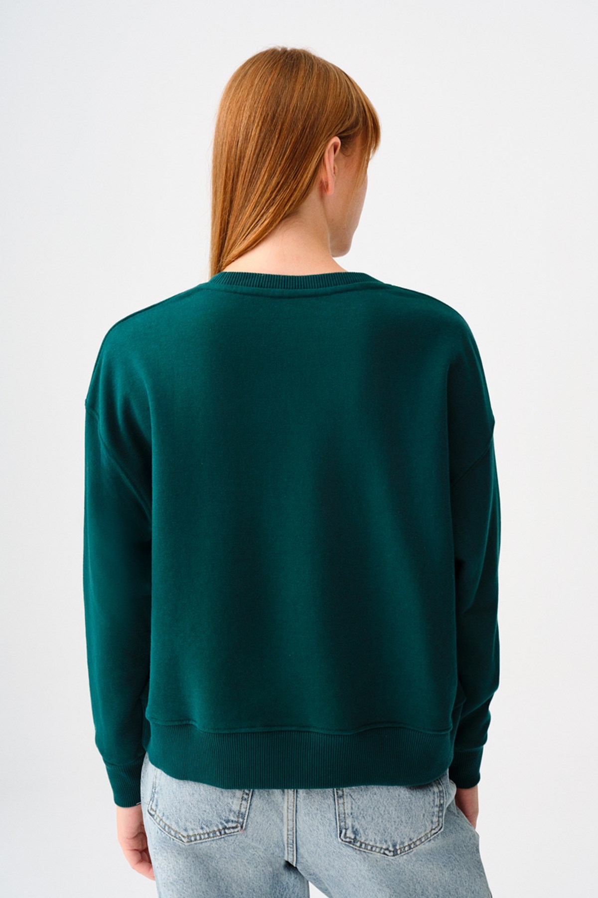 Loft Kadın Sweatshirt LF2038202 Yeşil