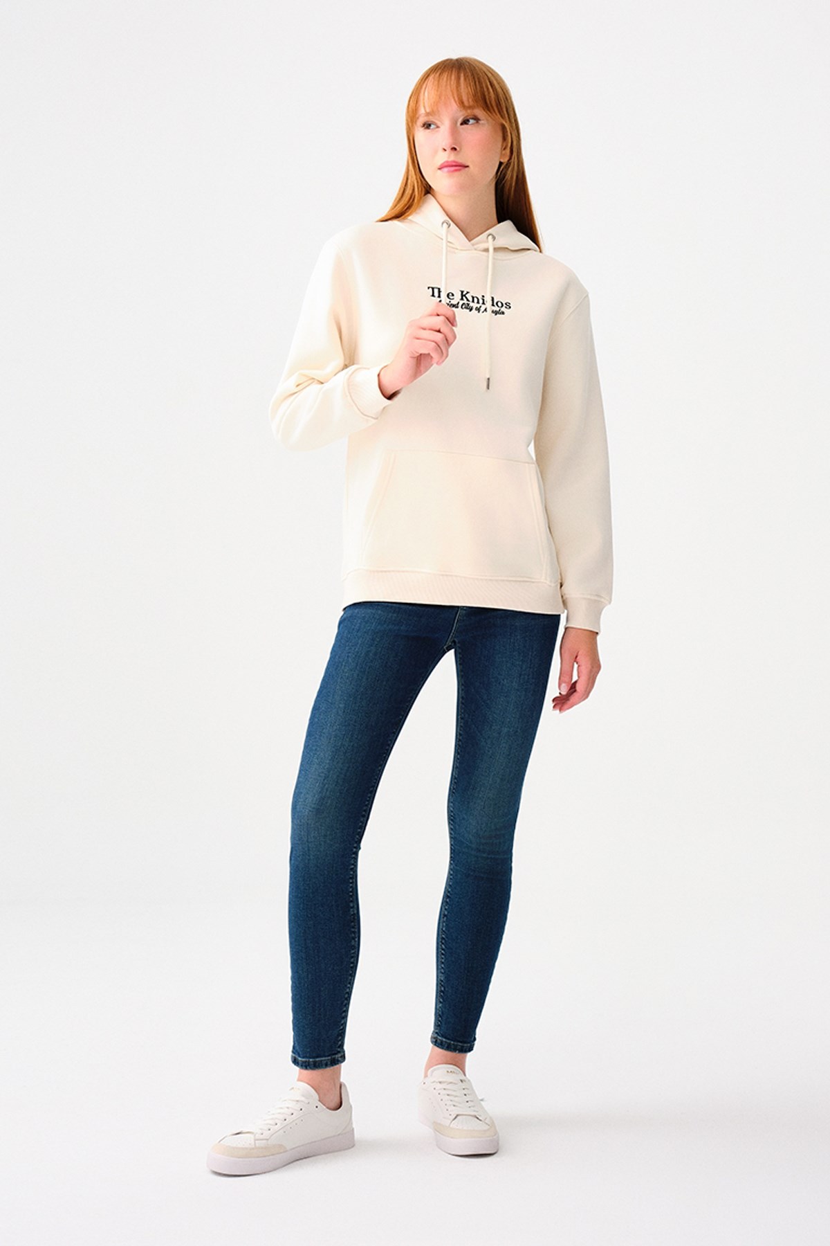 Loft Kadın Sweatshirt LF2038206 Ekru