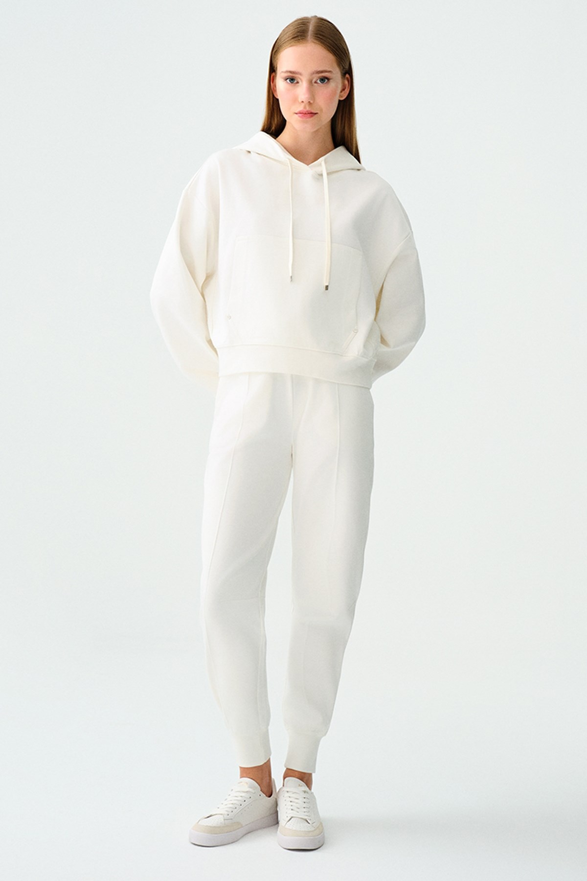 Loft Kadın Sweatshirt LF2038207 Ekru