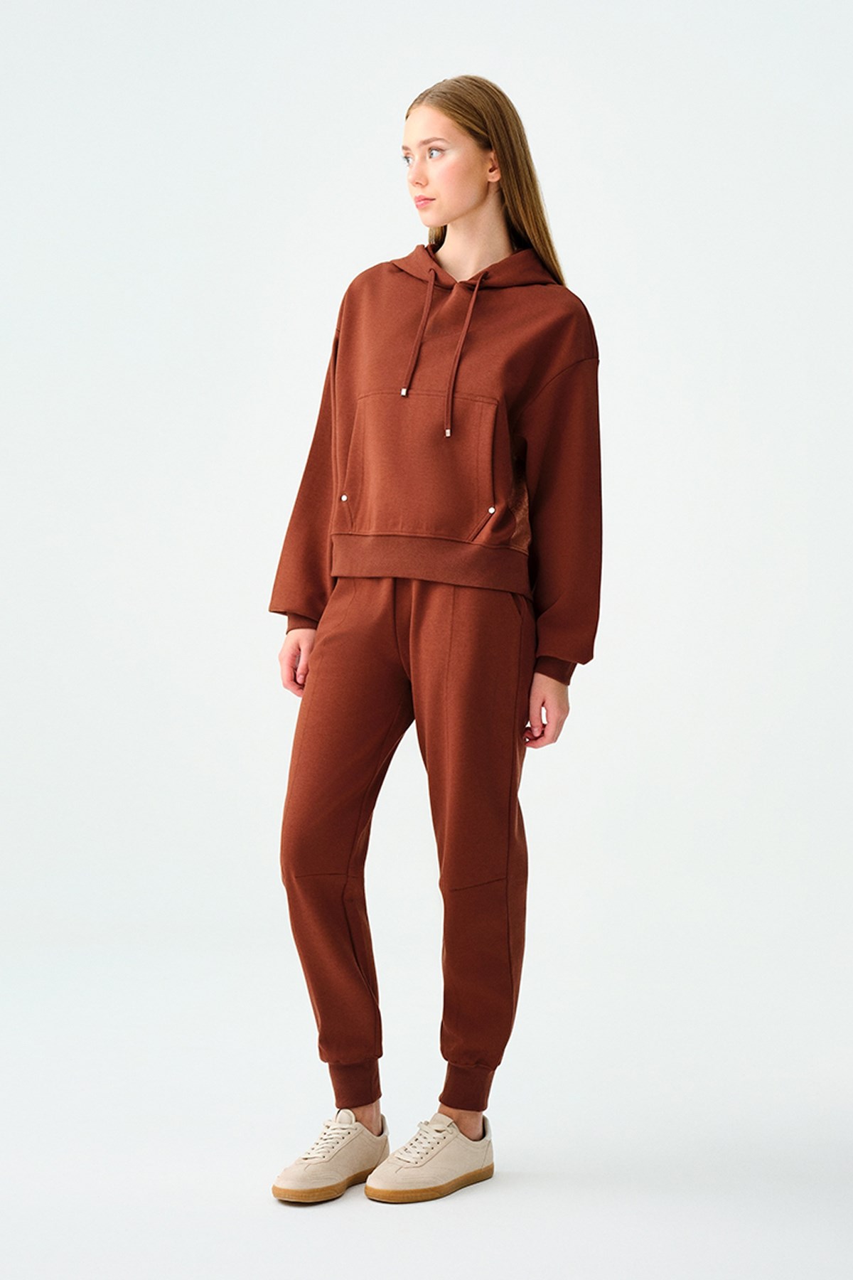 Loft Kadın Sweatshirt LF2038207 Kahverengi