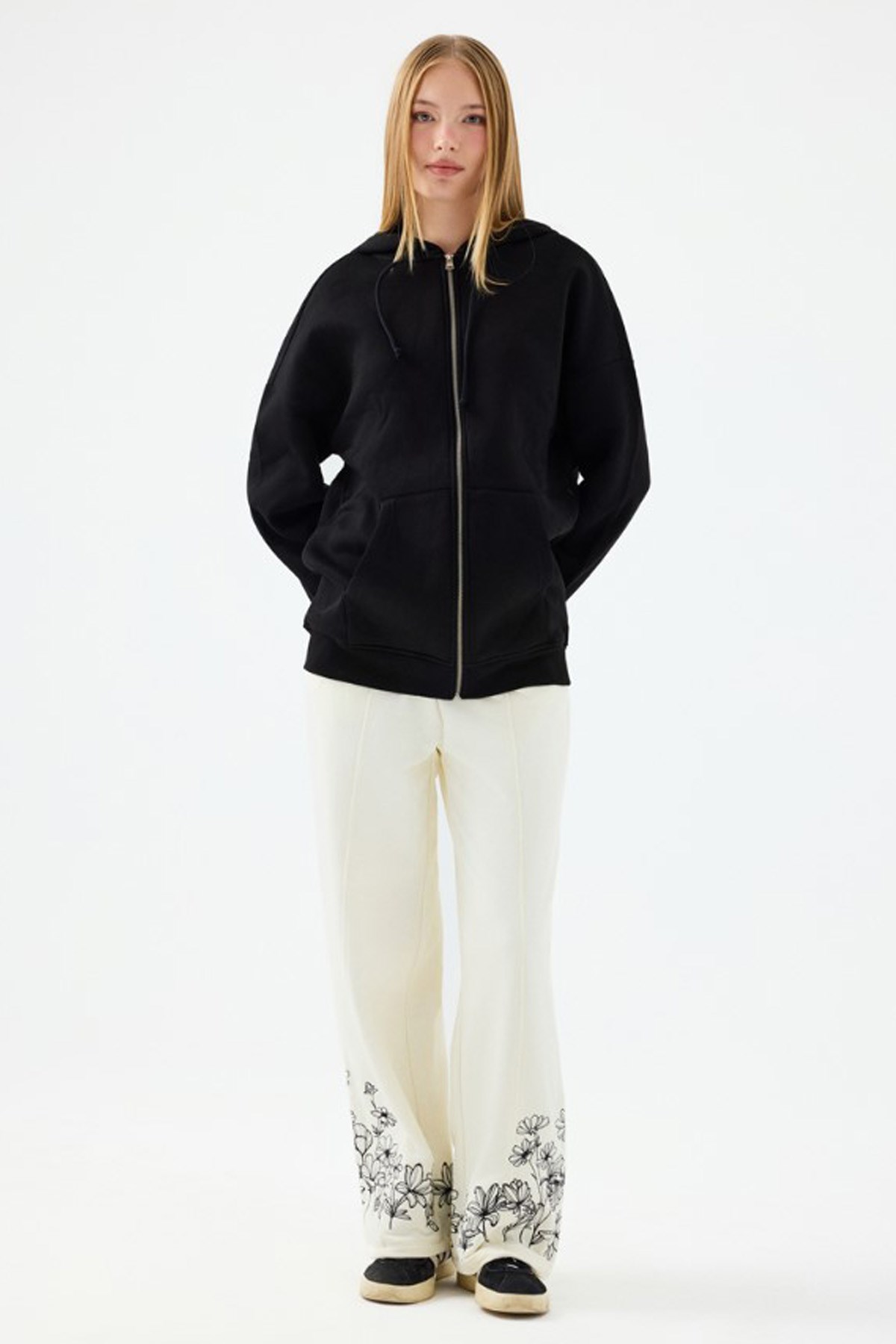 Loft Kadın Sweatshirt LF2038225 Siyah