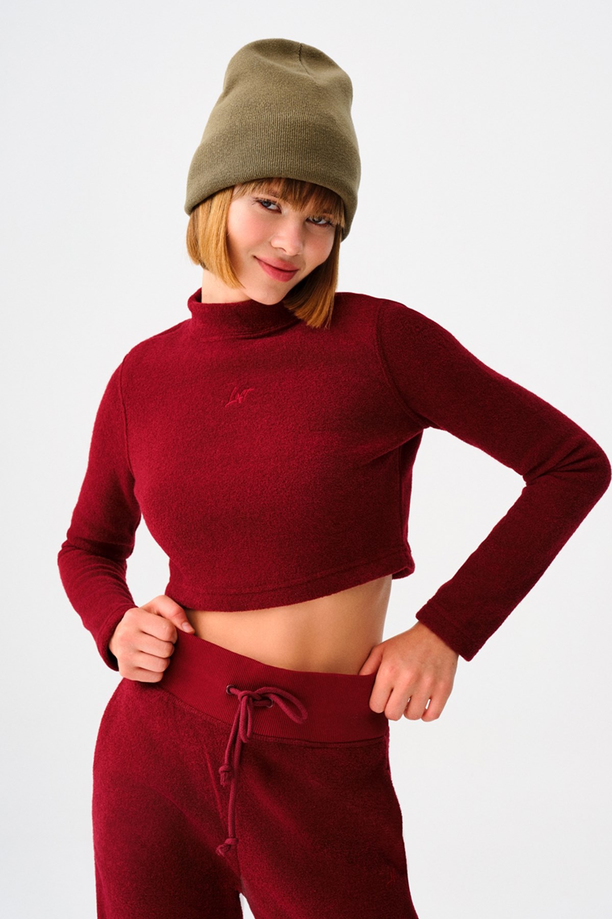 Loft Kadın Bluz LF2038227 Bordo