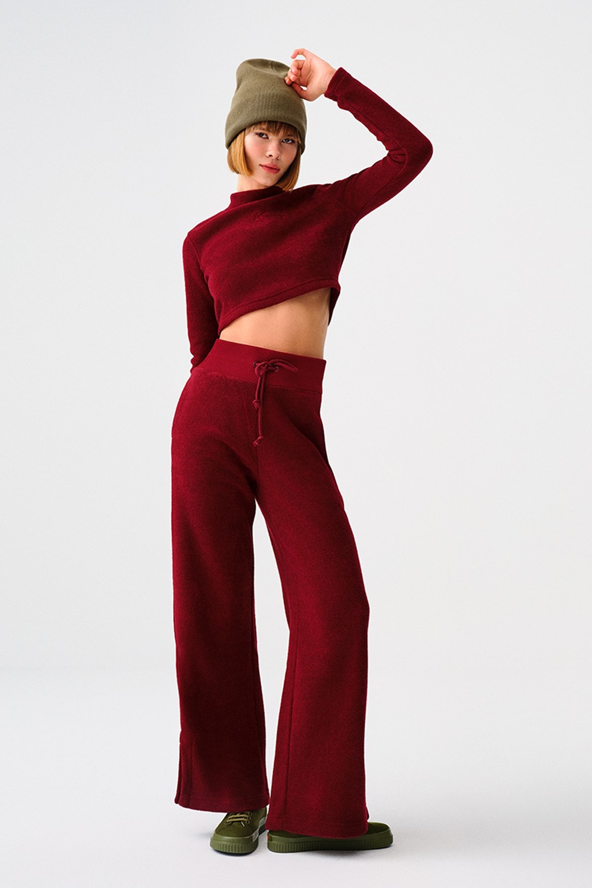 Loft Kadın Bluz LF2038227 Bordo