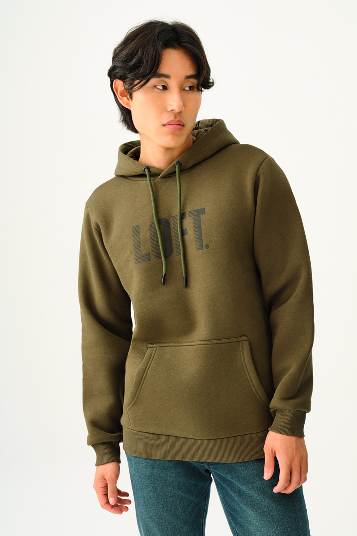 Loft Erkek Sweatshirt LF2038246 Haki