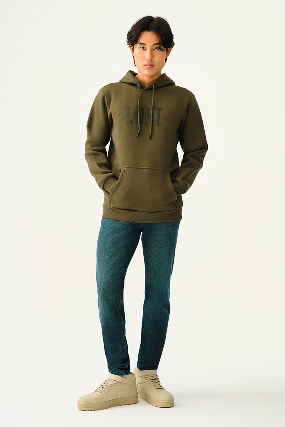 Loft Erkek Sweatshirt LF2038246 Haki