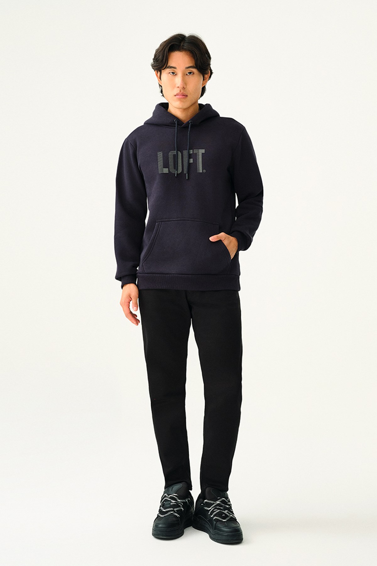 Loft Erkek Sweatshirt LF2038246 Lacivert